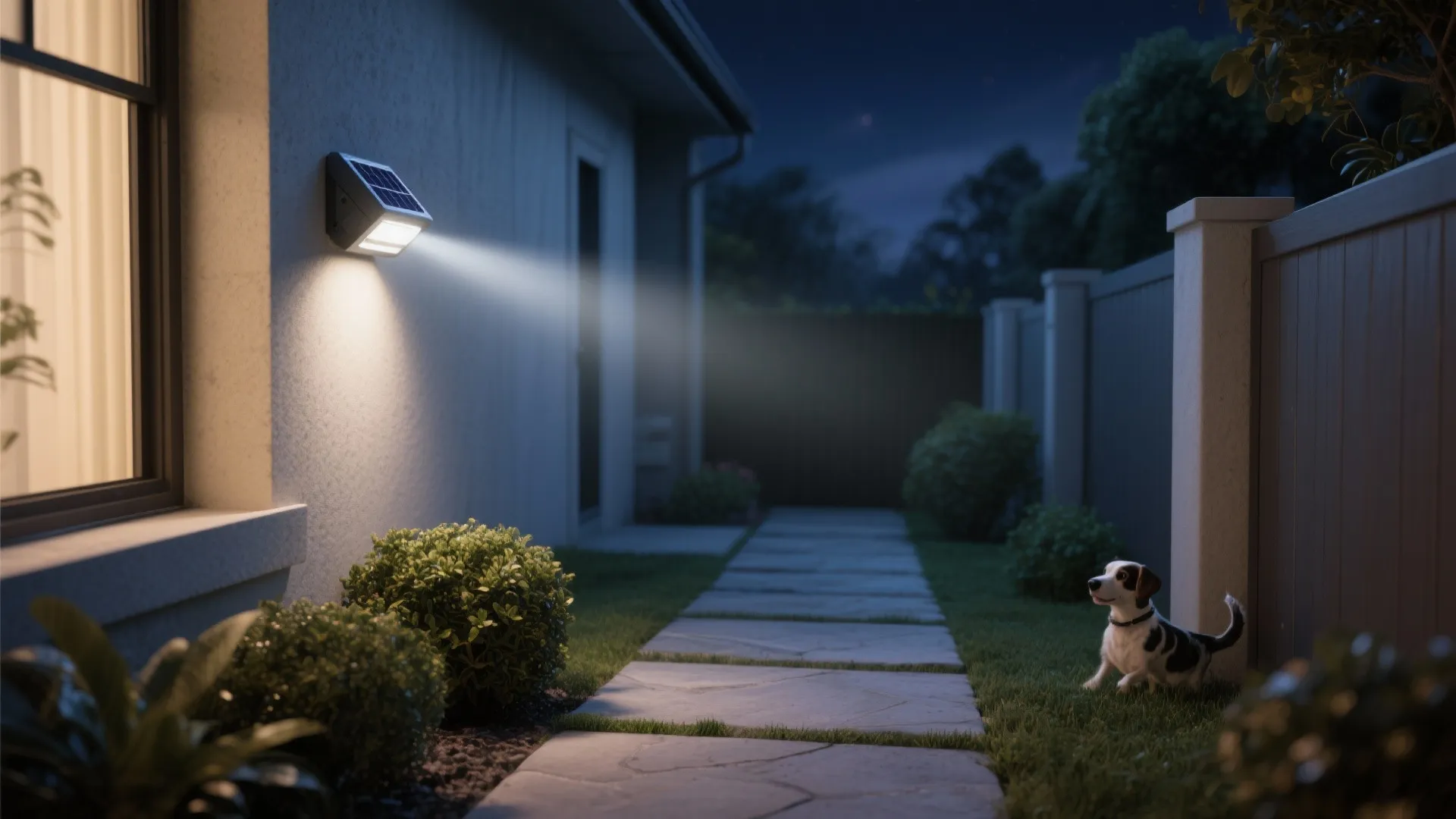 2. Motion-Sensor Solar Wall Lamps for Security