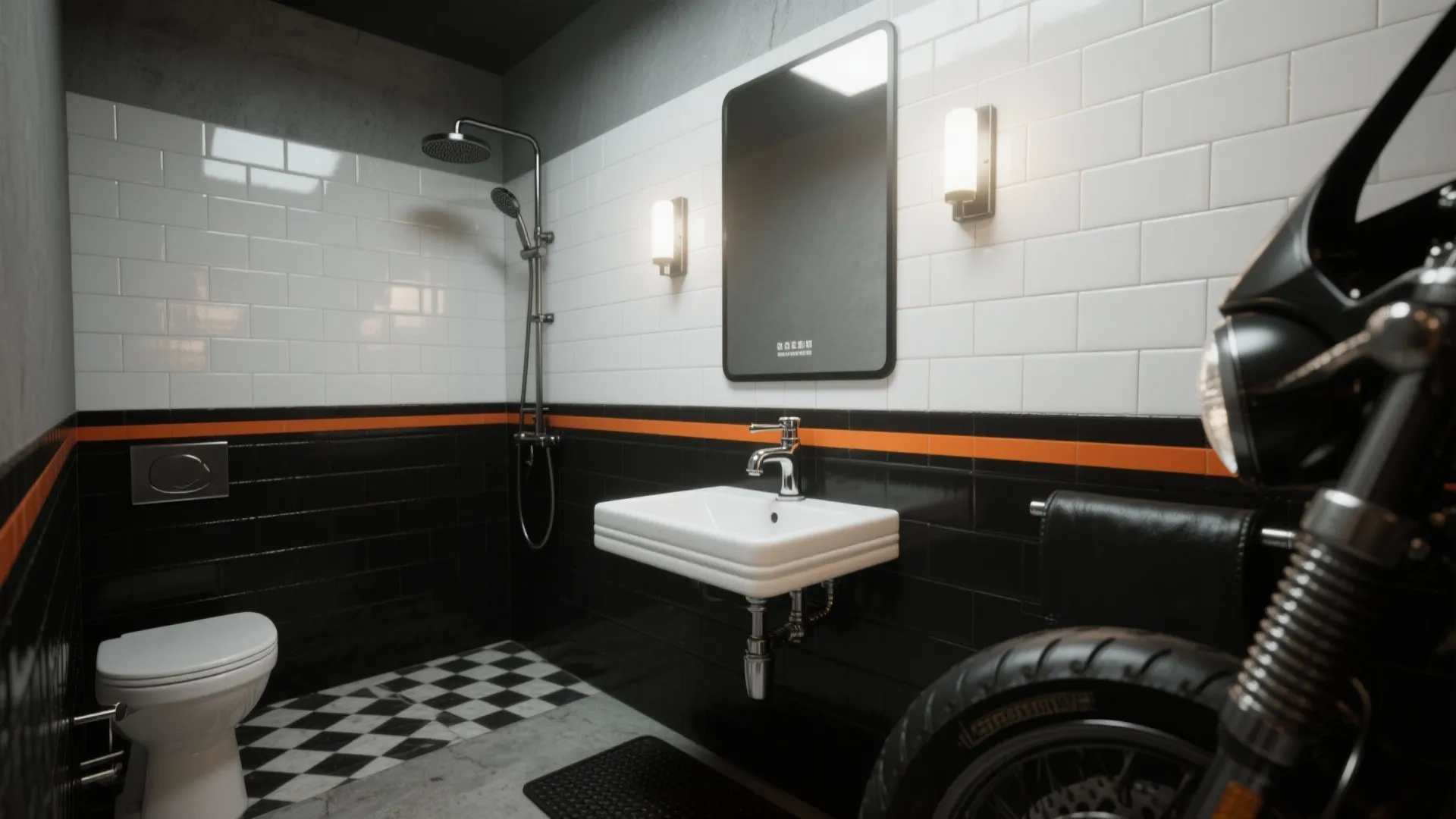 5 Harley Bathroom Decor Ideas for Small Spaces: Motor-inspired style that fits tiny baths without sacrificing comfort or function