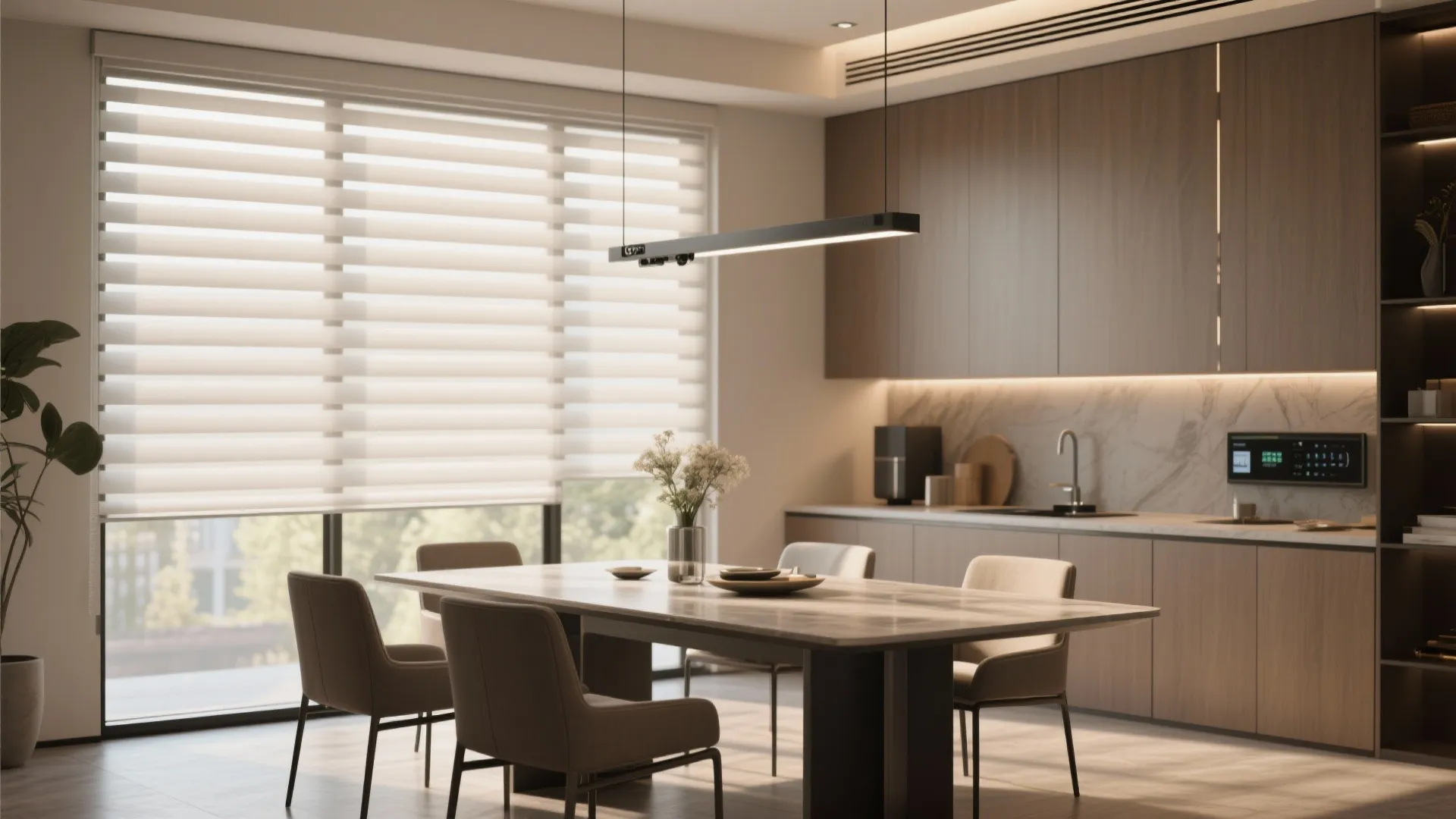 5. Motorized Blinds for Modern Convenience