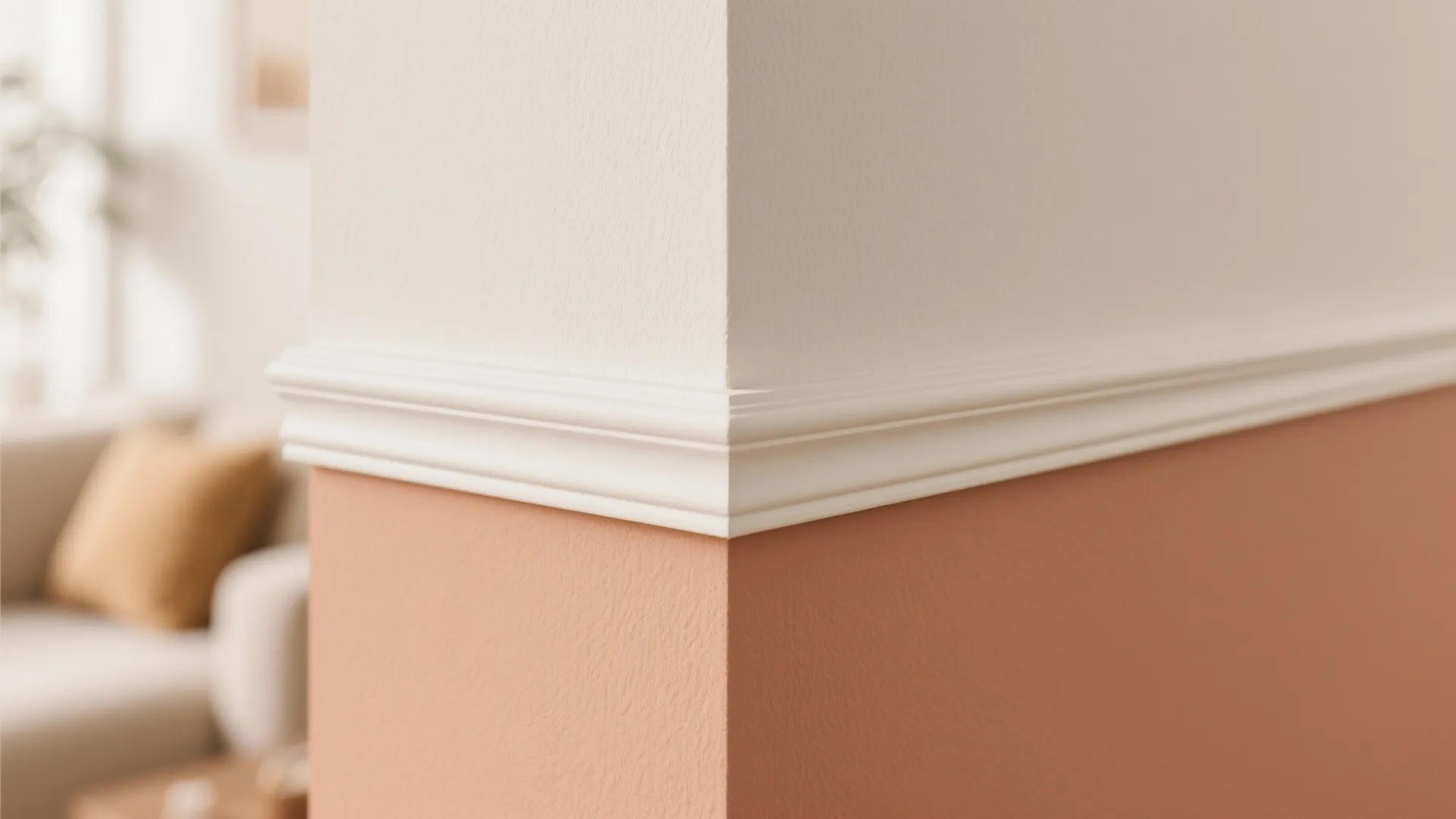 Color-Blocking with Slim Moulding