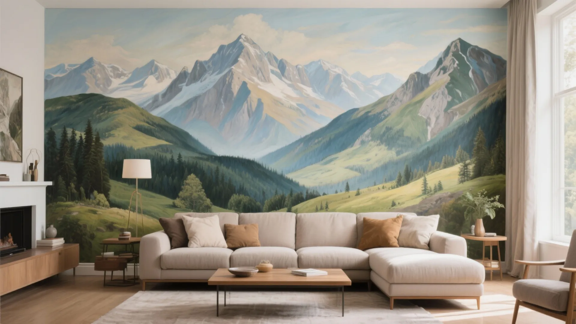 6. Large-Scale Wall Murals