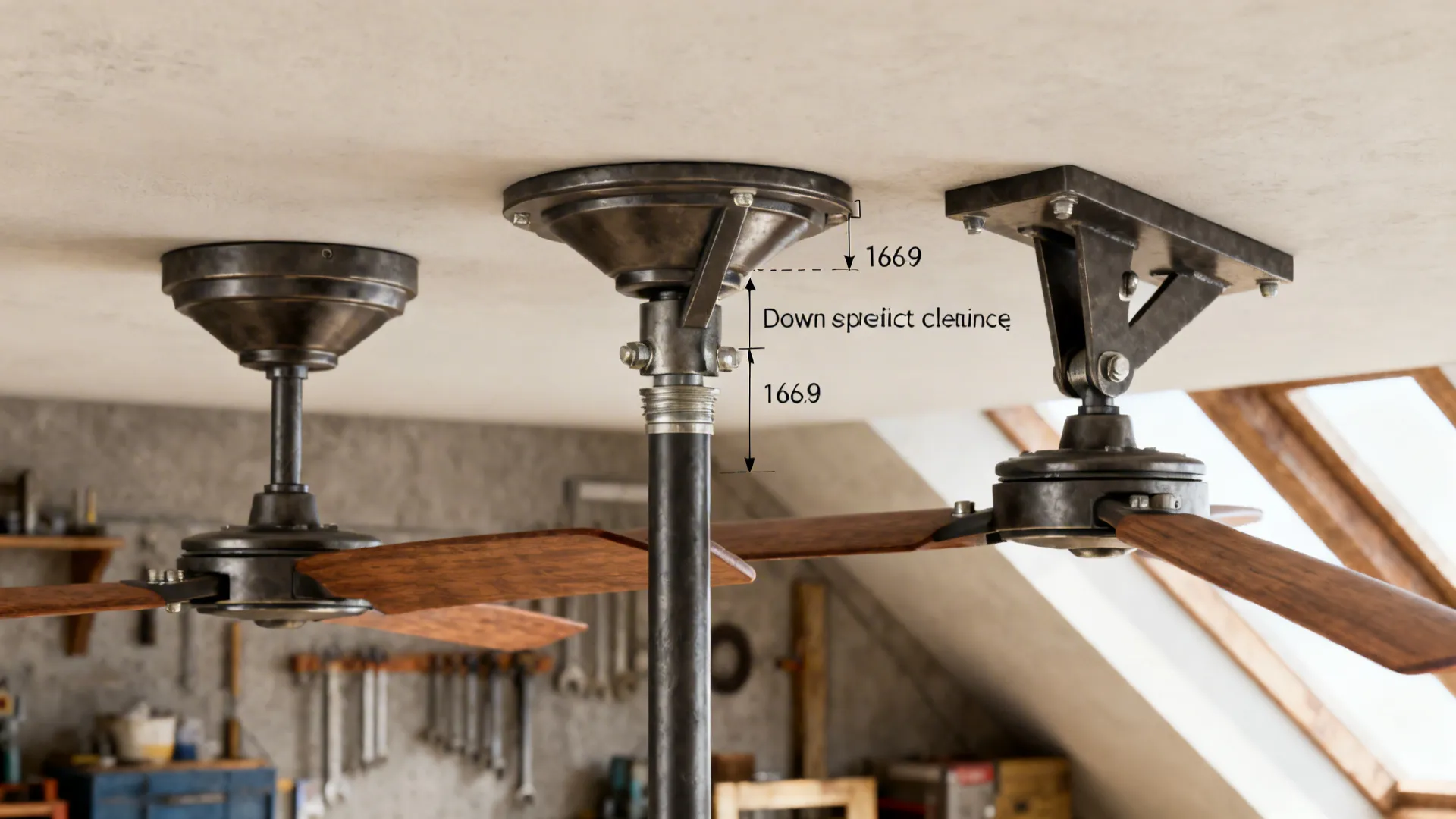 3. Account for ceiling height and slope