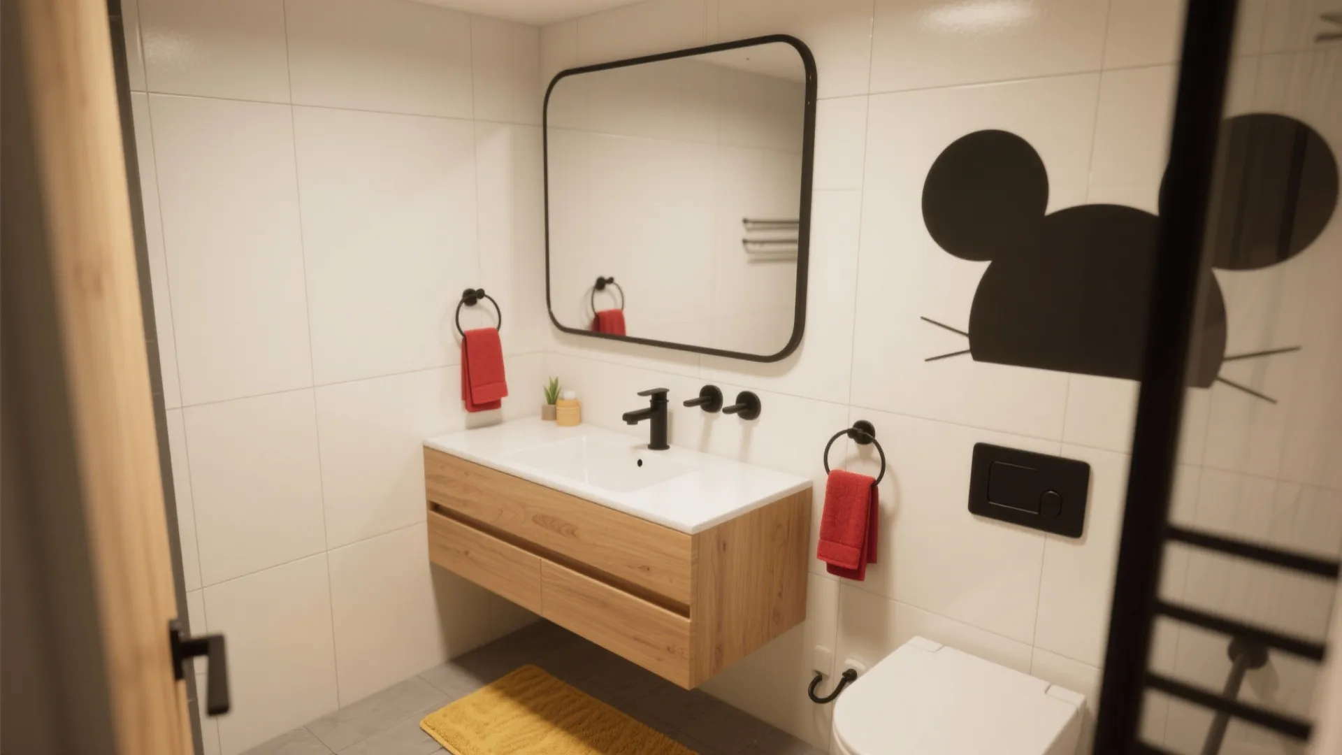 Mickey Mouse Bathroom Decor — 5 Ideas: Fun, chic and small-space friendly Mickey Mouse bathroom decor ideas I use in real projects