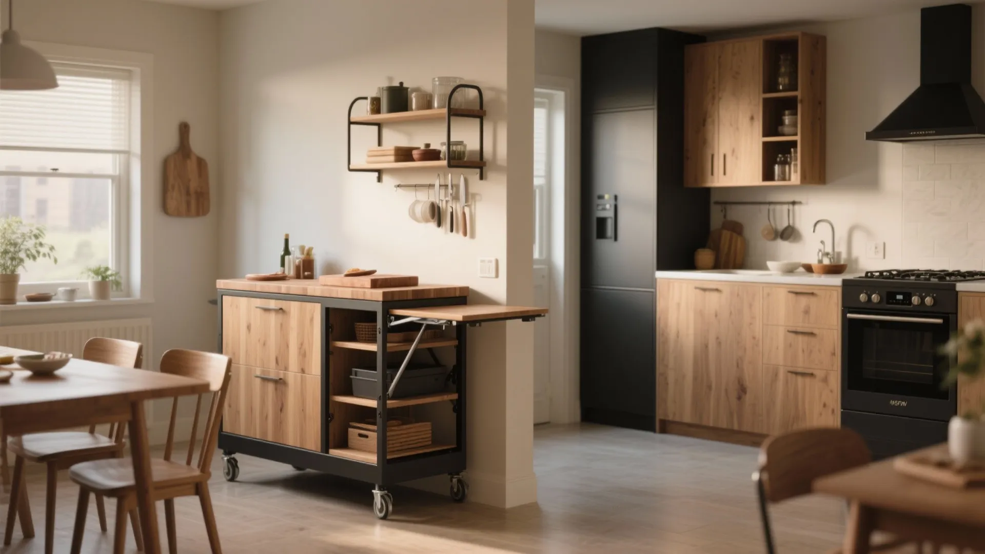 4. Multipurpose islands and carts