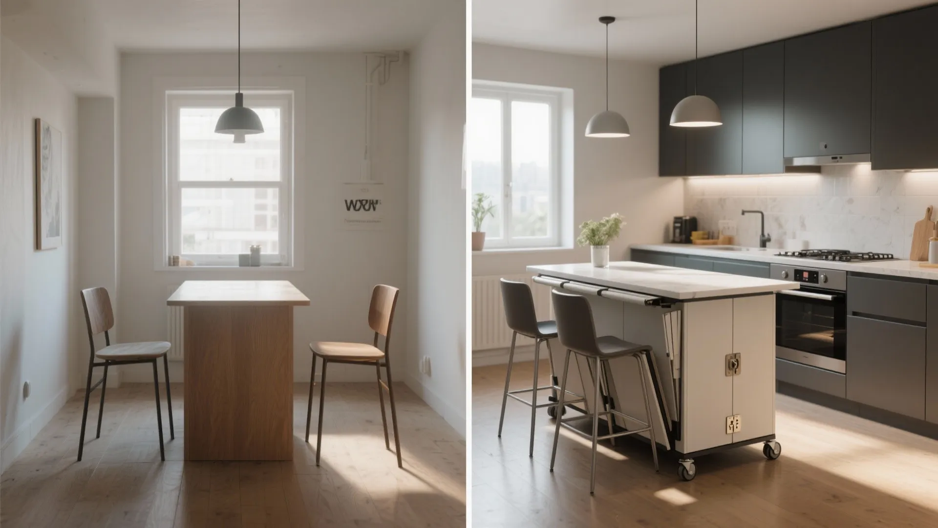 5. Movable Island with Seating