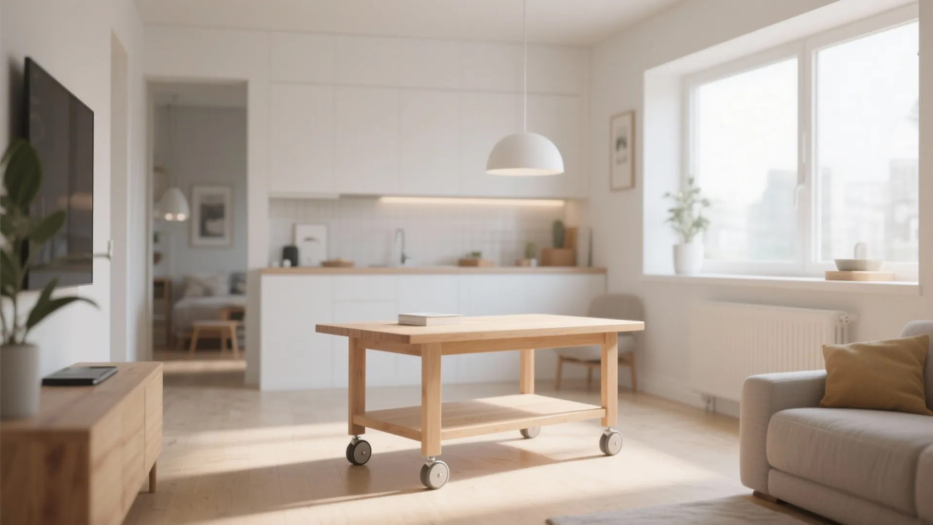 2. Choose a light, movable material