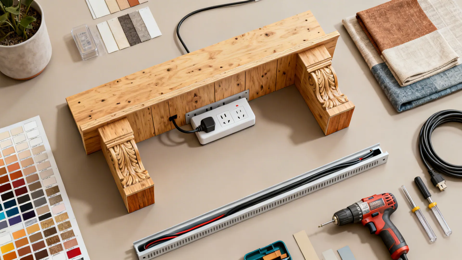 5. Movable Mantelstand for Rented Spaces