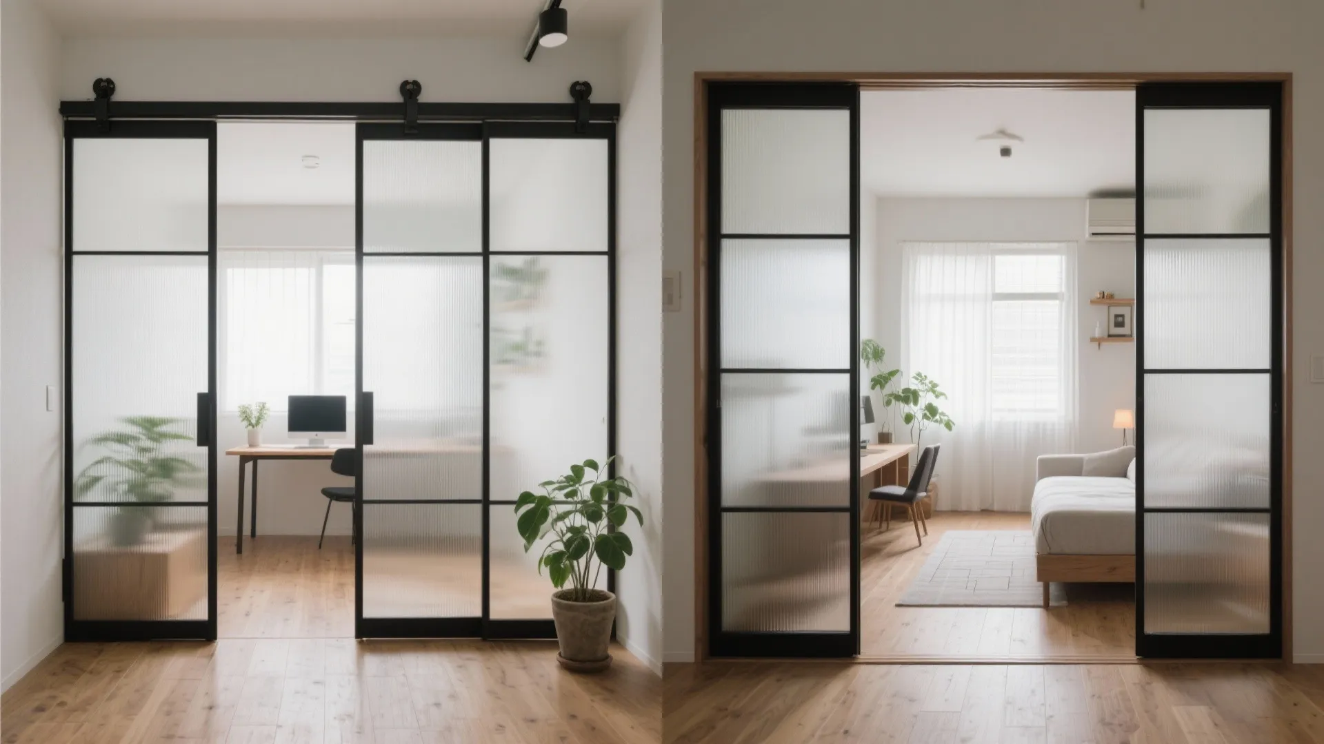 可変の仕切りで1R的にも1K的にも使える（大阪や京都でも応用可の間仕切り思考）