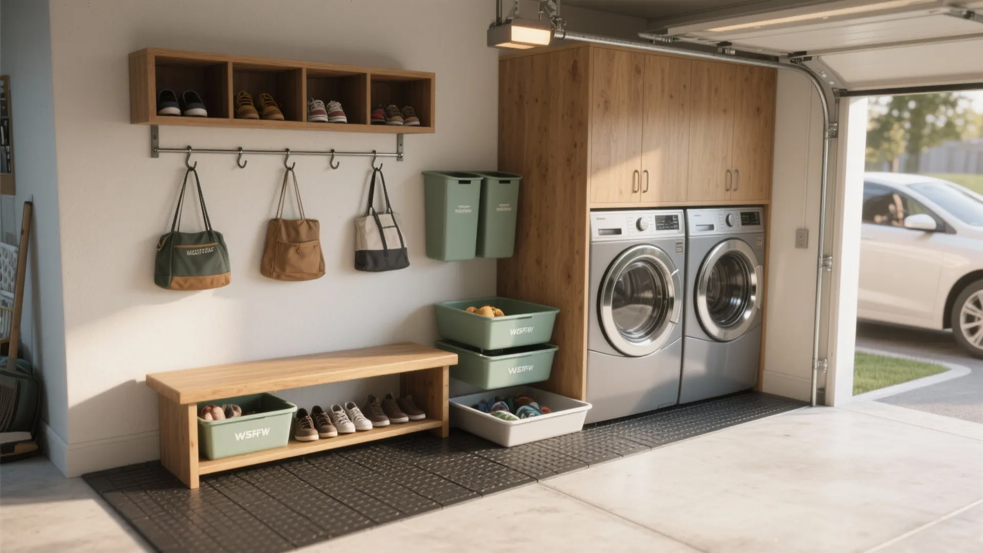 Idea 4: Blend Mudroom + Laundry for Life’s Messy Moments