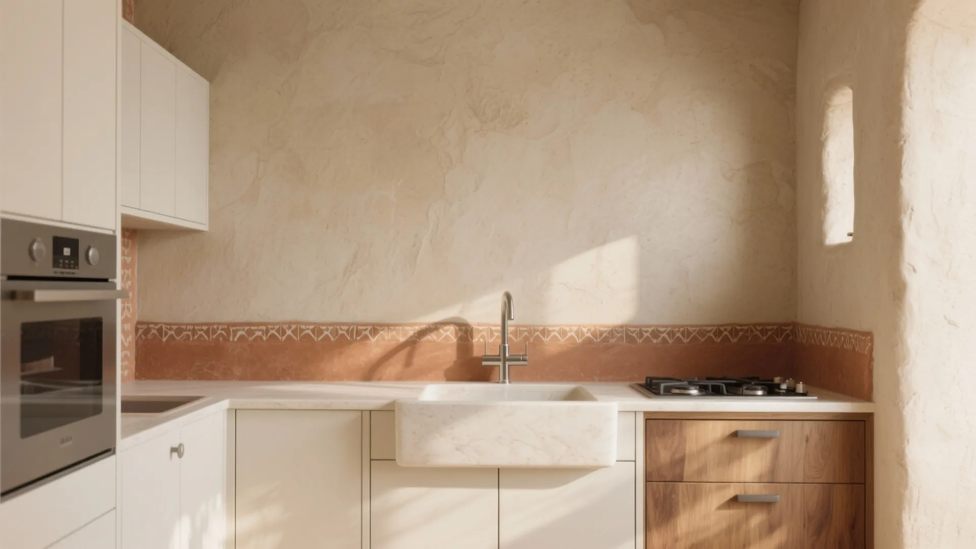 Splash‑Ready Mud Wall Hybrids in Kitchens and Baths