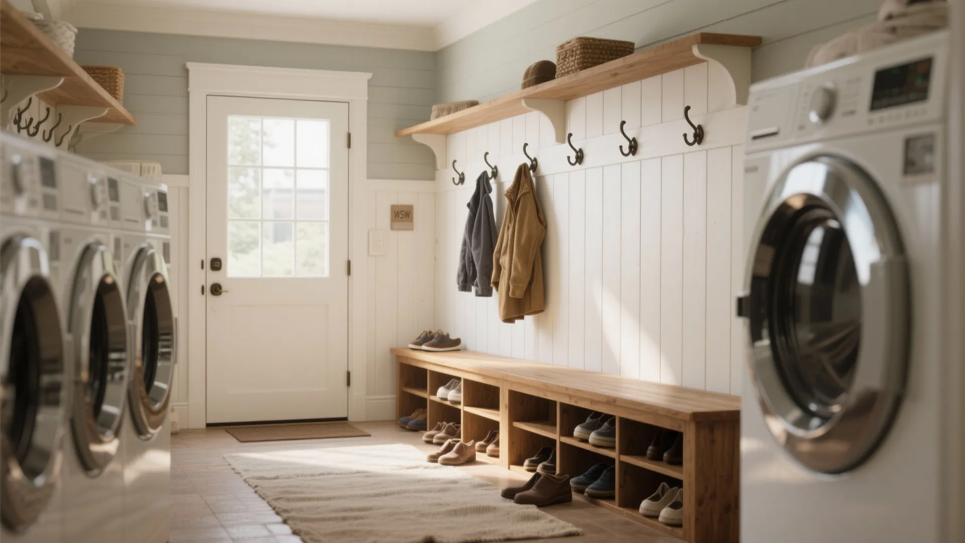 3. Mudroom-style Combo Bench