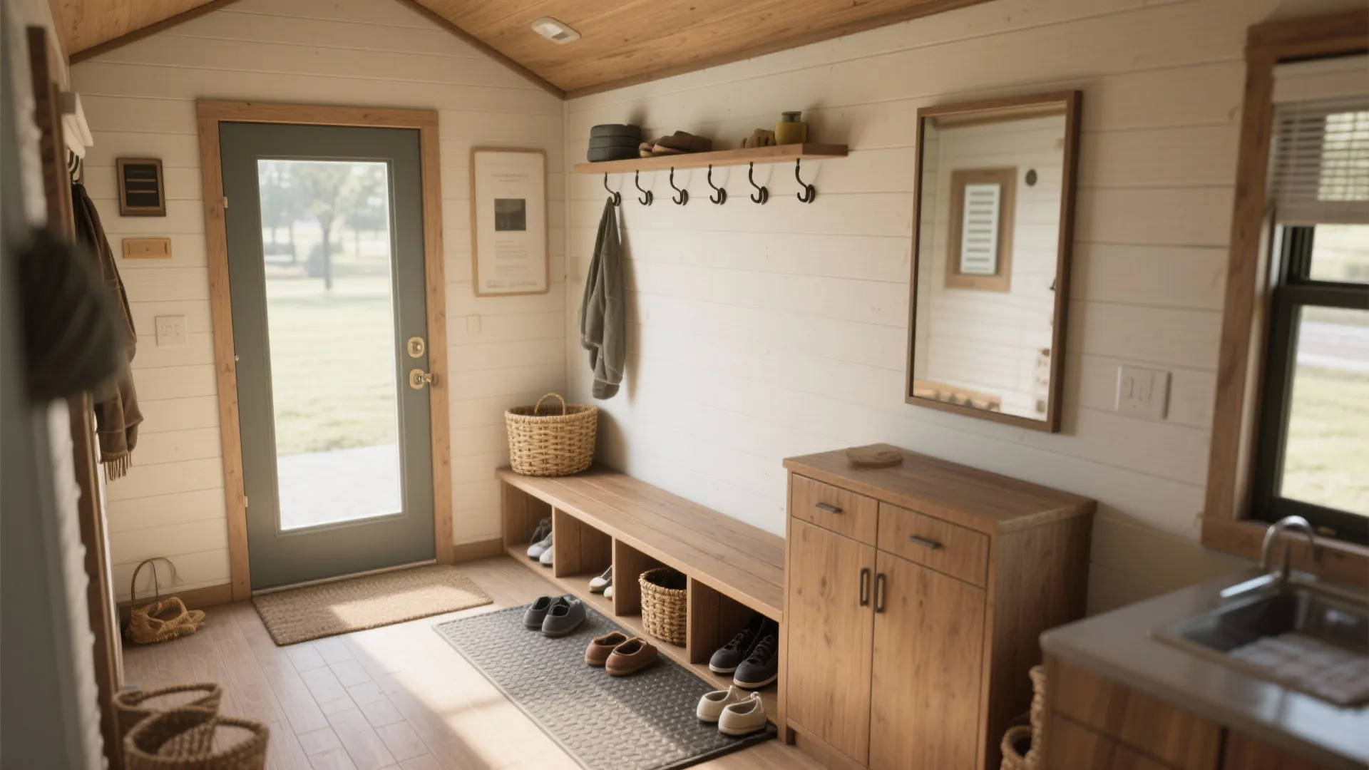 5. Flexible Entry + Mudroom Corner