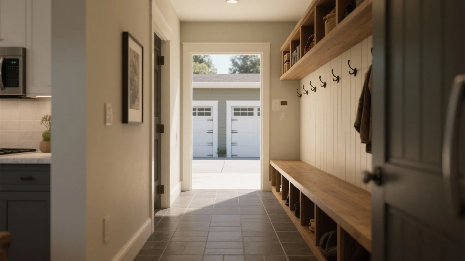 4. Split Garage and Mudroom Strategy