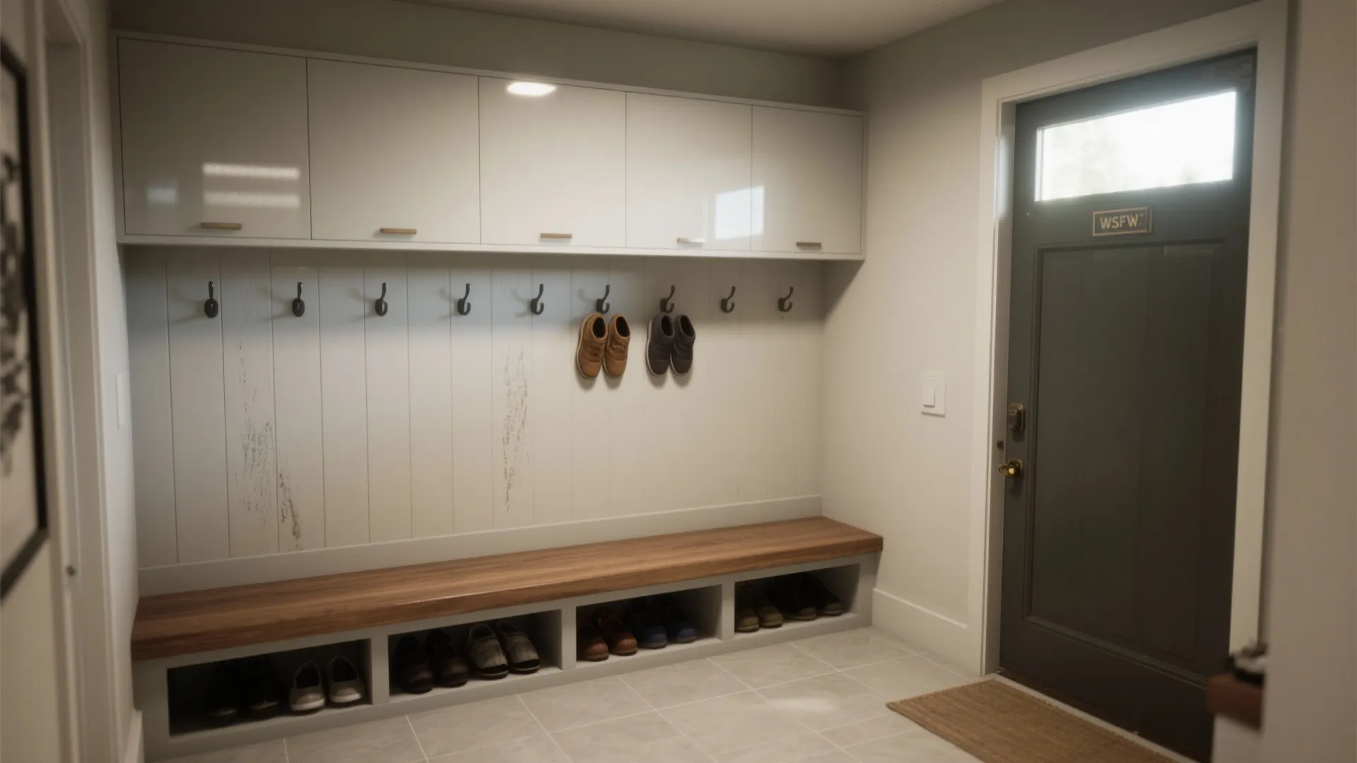 1. Tough mudrooms and entryways