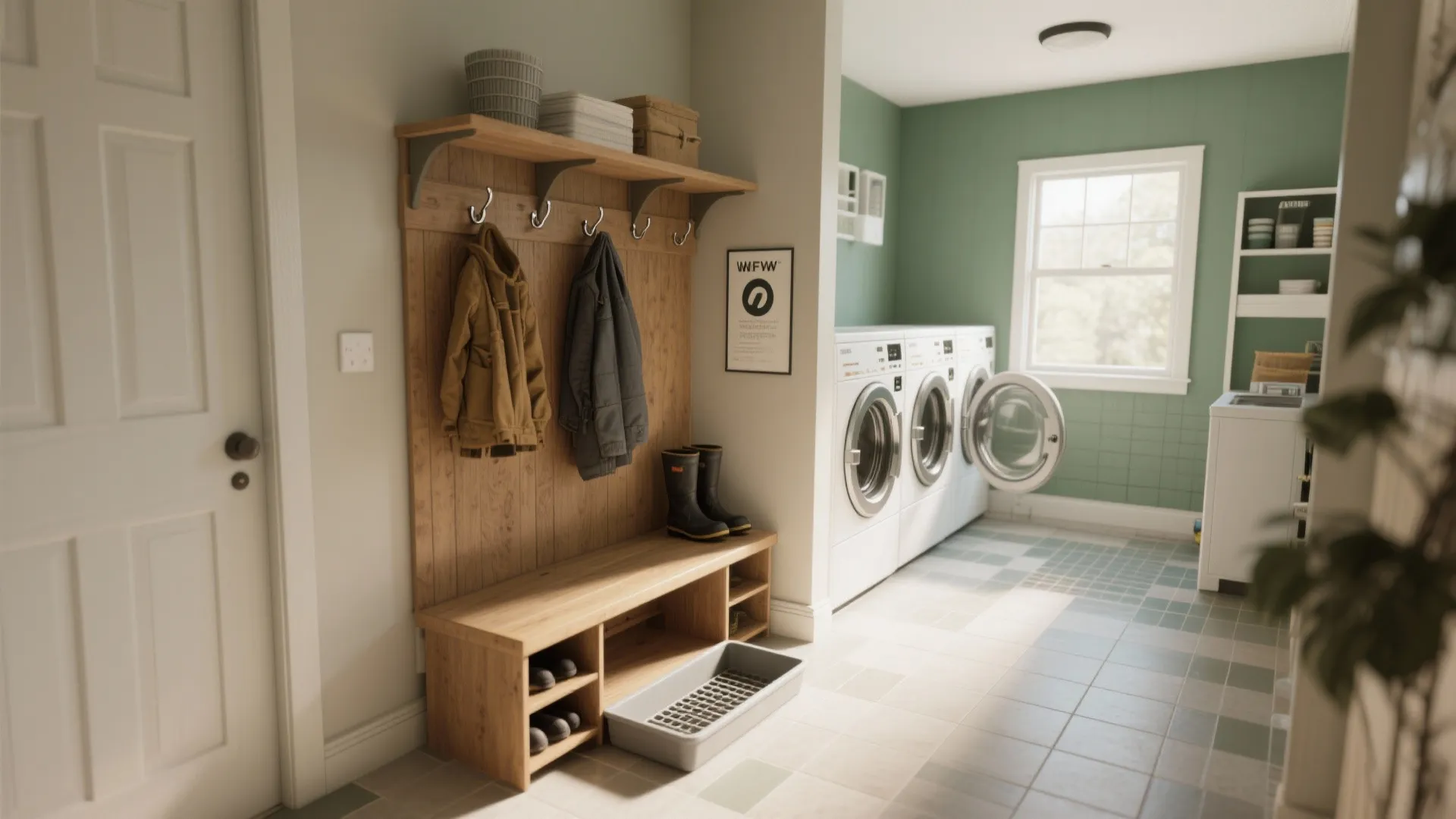 5. Make It a Mudroom-Laundry Hybrid
