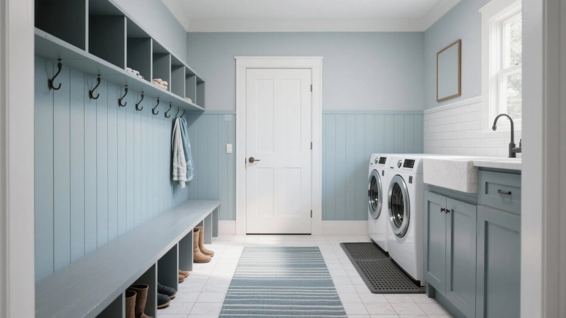 Idea 3: Make it a mudroom-laundry combo