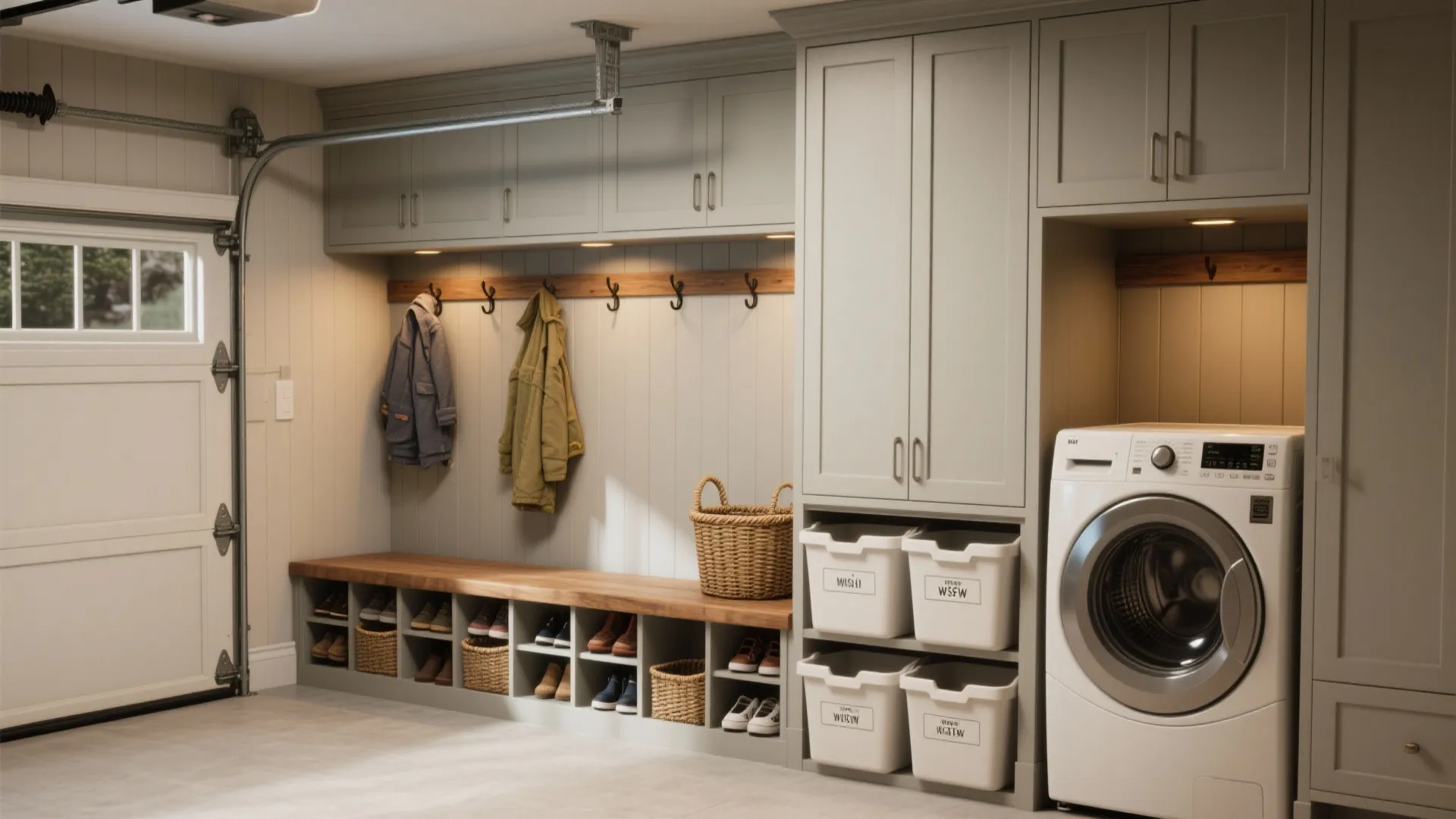 3. Combine mudroom and laundry for smarter flow
