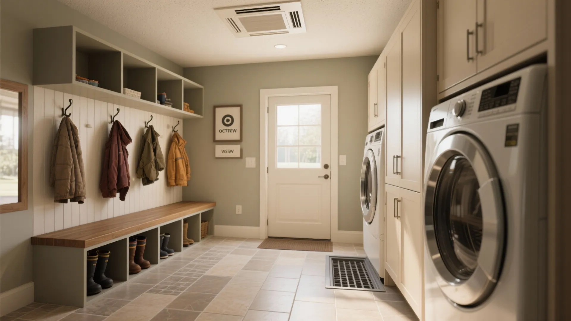4. Multi-use mudroom-laundry combo