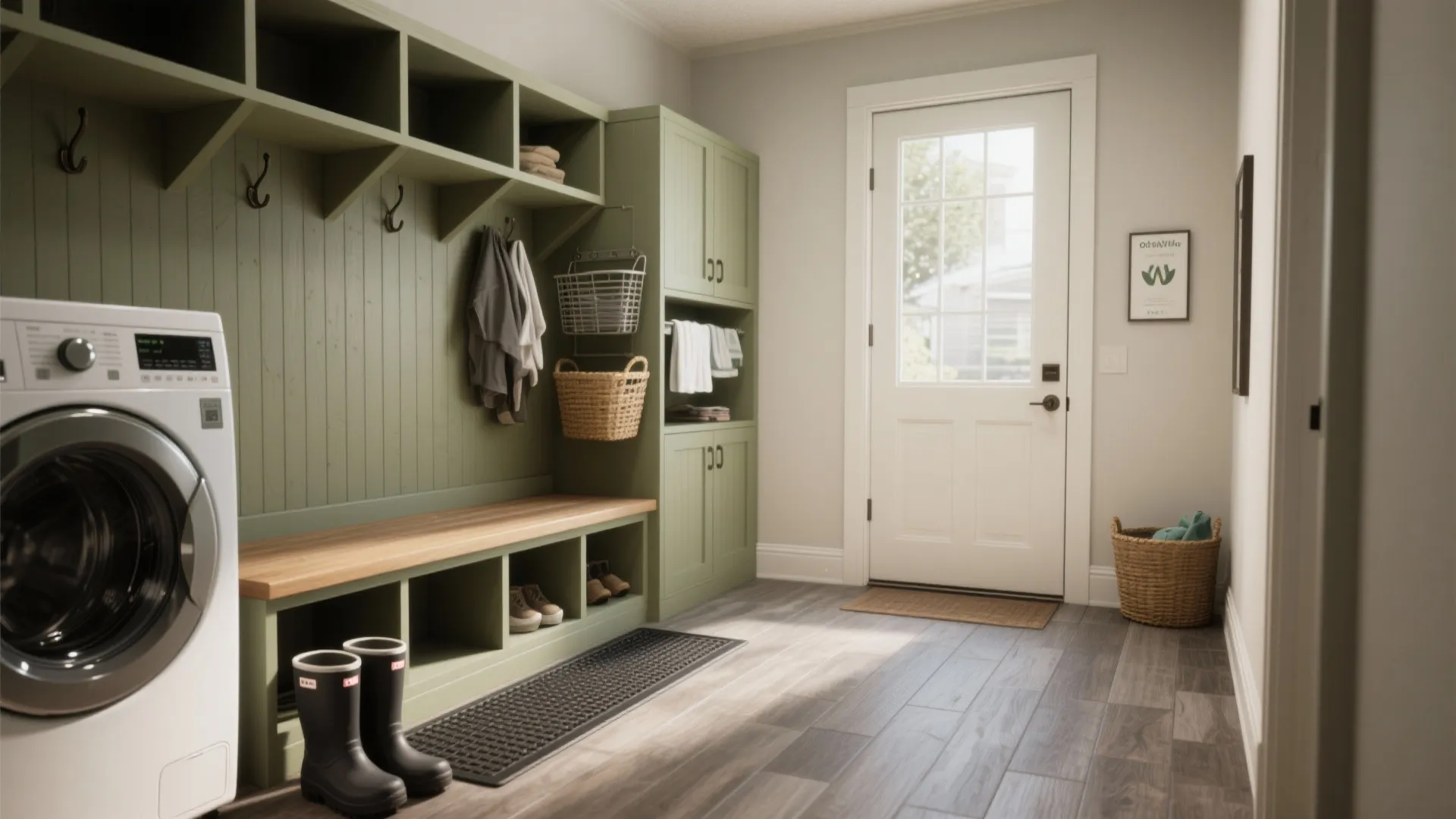 5. Combine Mudroom and Laundry