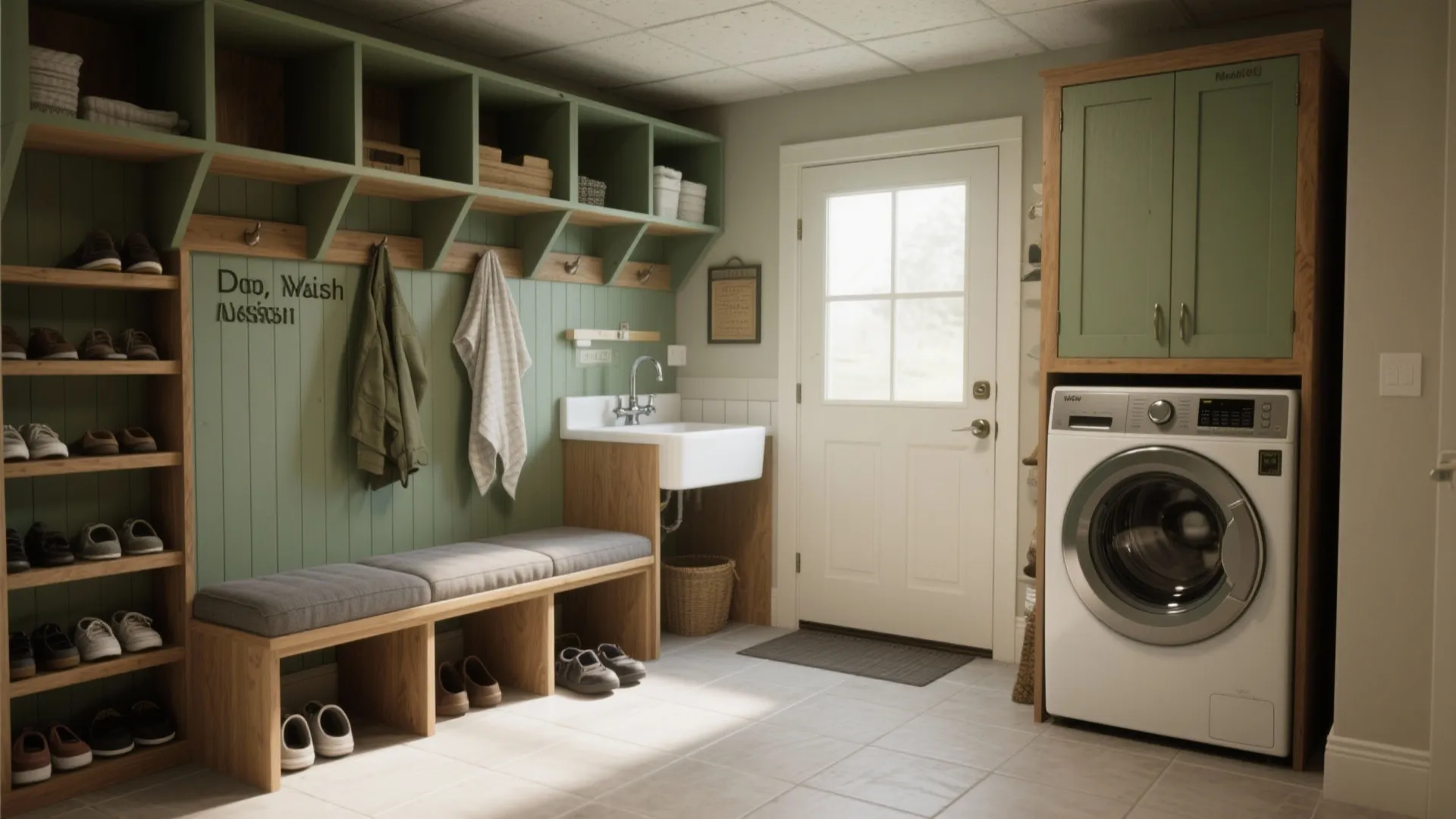 2. Mudroom-laundry combo by the entry