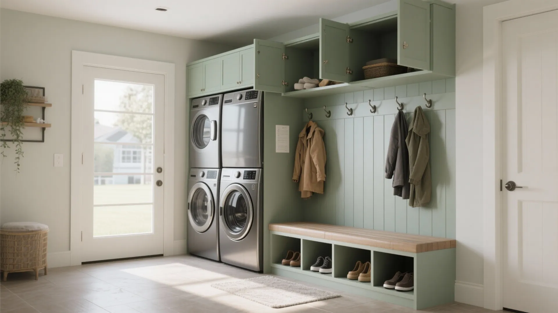 2. Mudroom + Laundry Combo