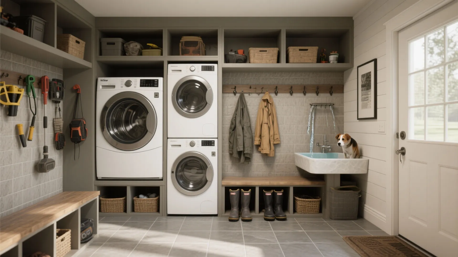 3. Multi-Use Mudroom and Laundry Hub