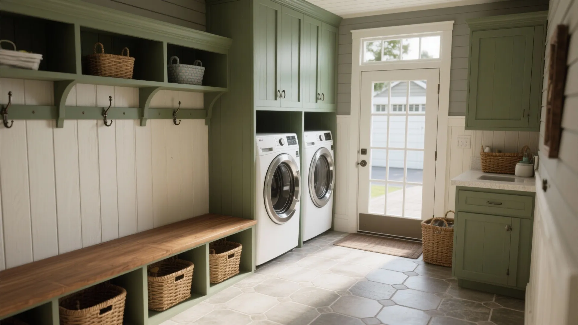 3. Mudroom + Laundry Zone