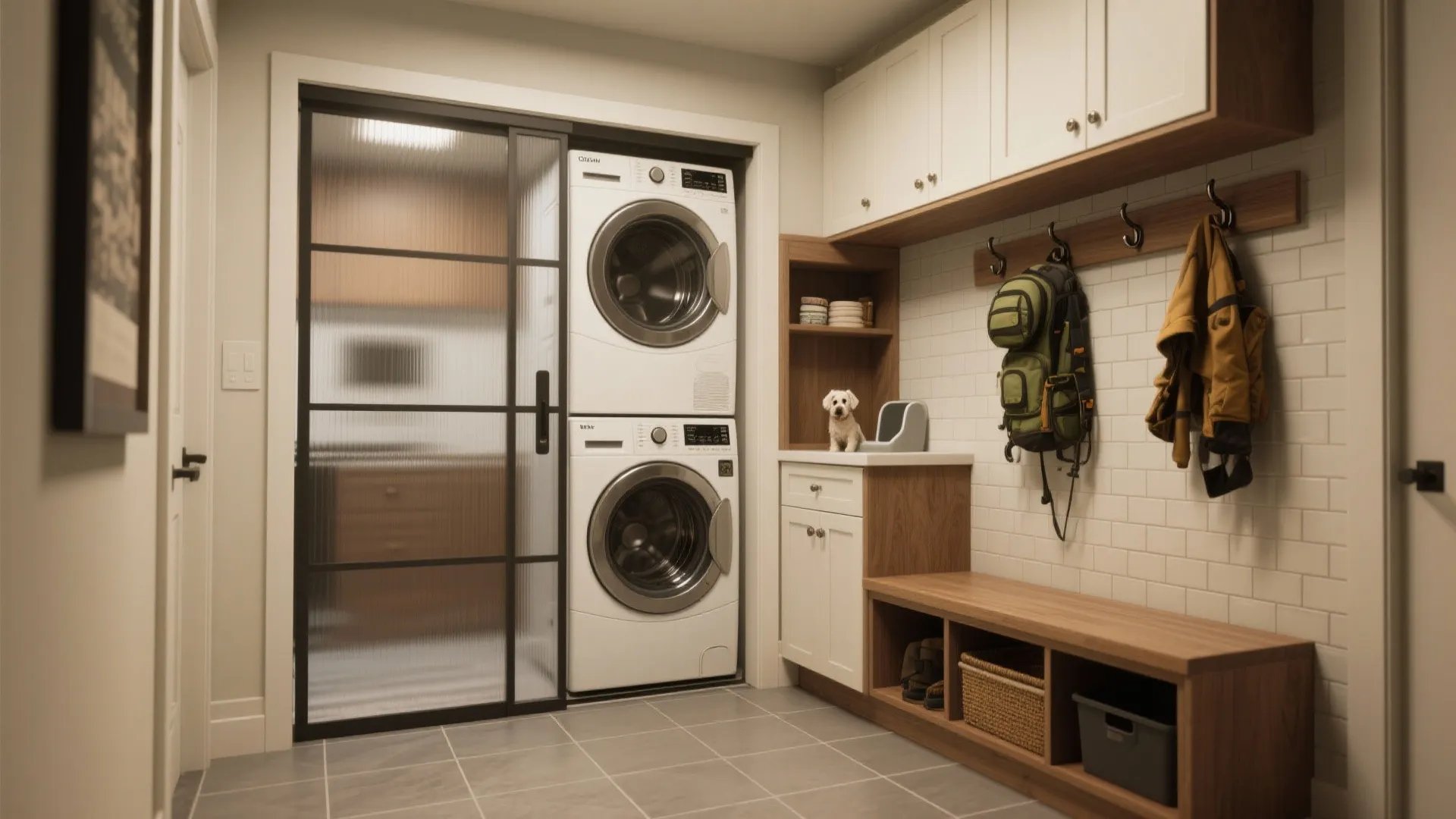 5: Multi-Use Mudroom/Laundry Transition