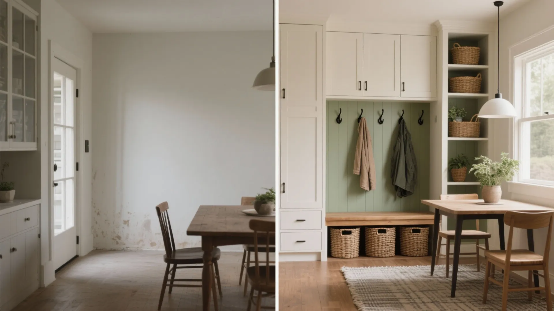 5) Mudroom-Pantry Crossover or Wellness Nook