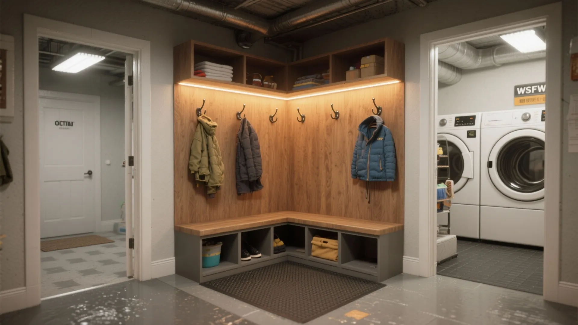 4. Create a mudroom transition