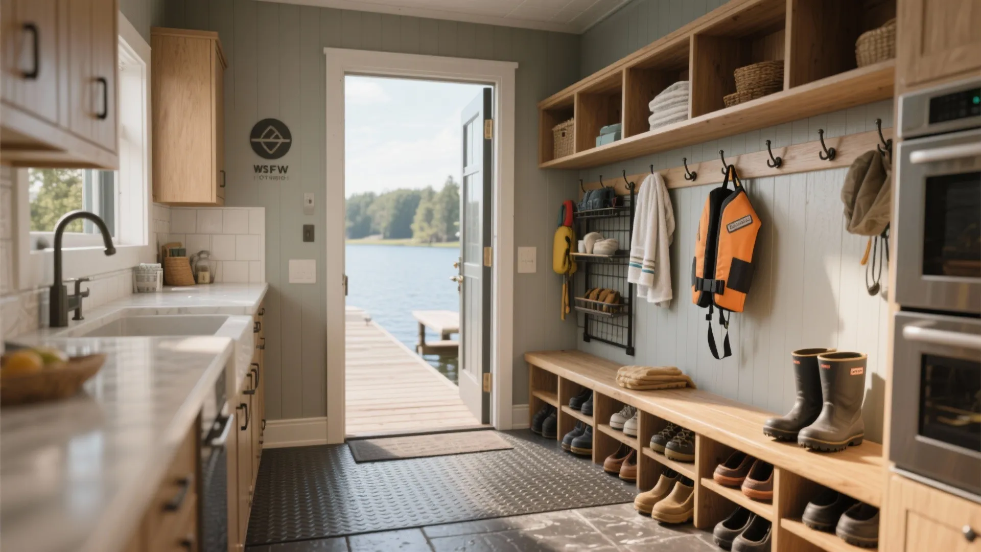 5. Mudroom Transition and Guest-ready Storage