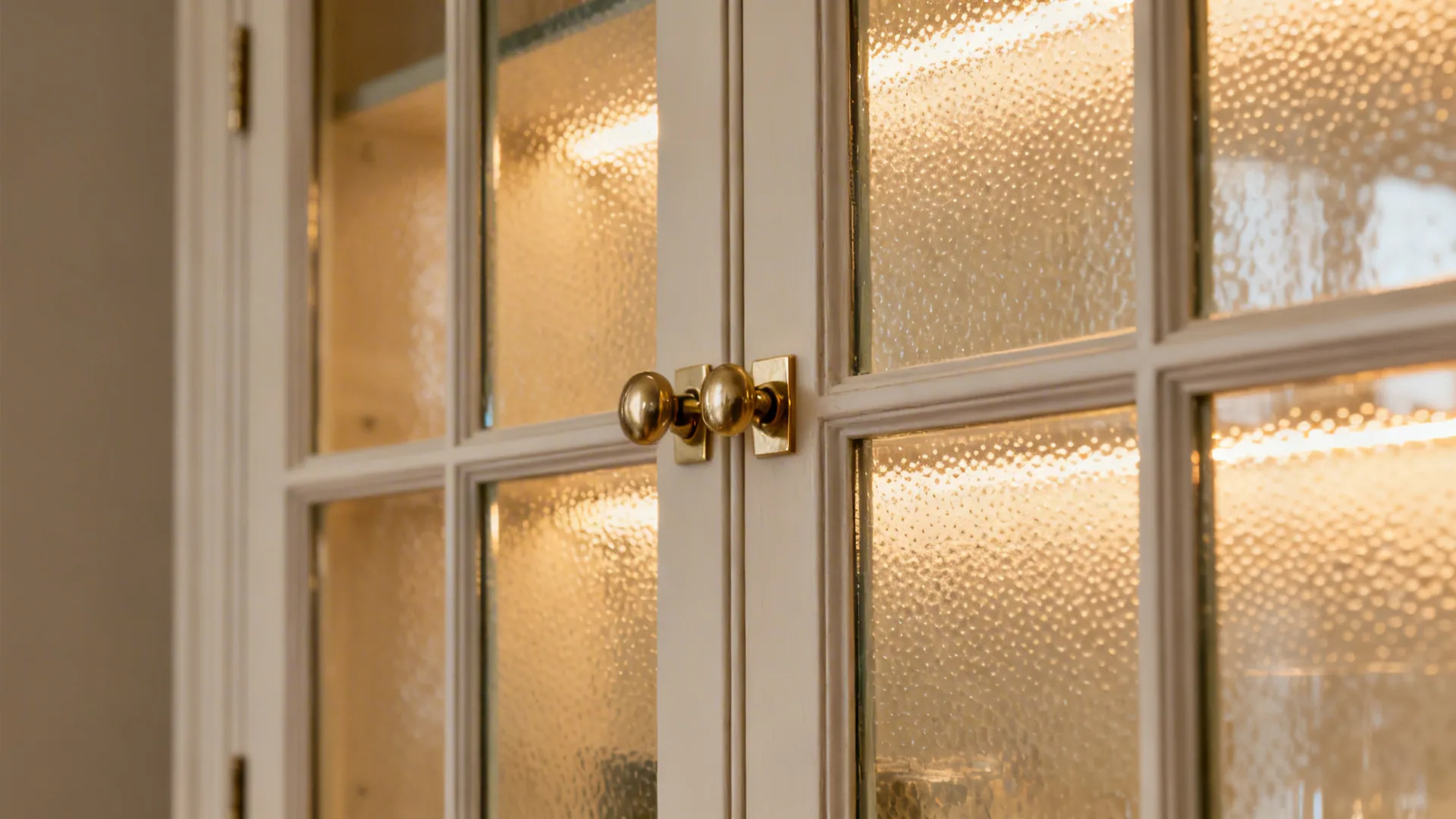 Glass-Front Uppers and Mullion Details