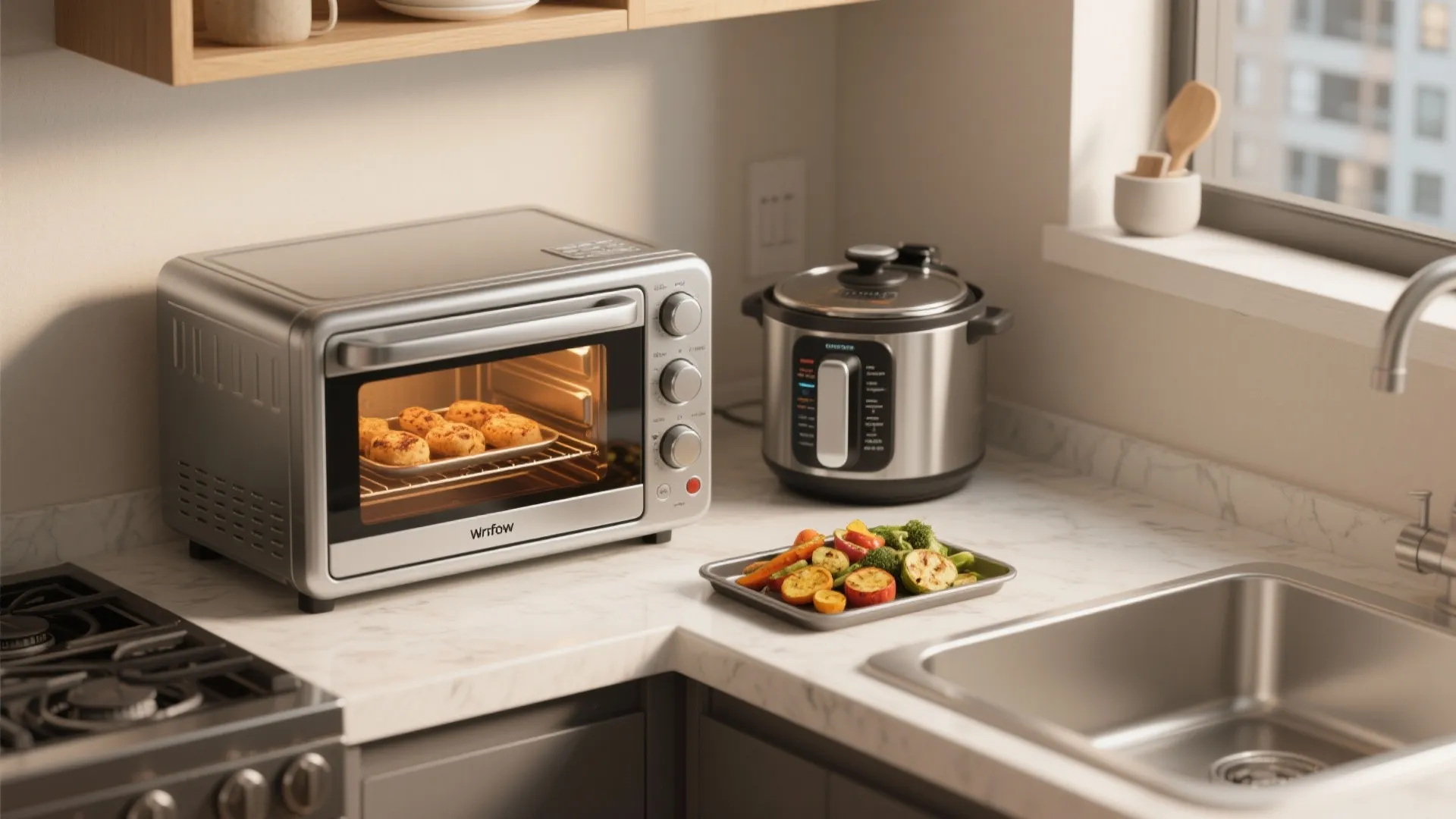 5. Multi-Functional Appliances (Air Fryer, Instant Pot, or Slim Toaster Oven)