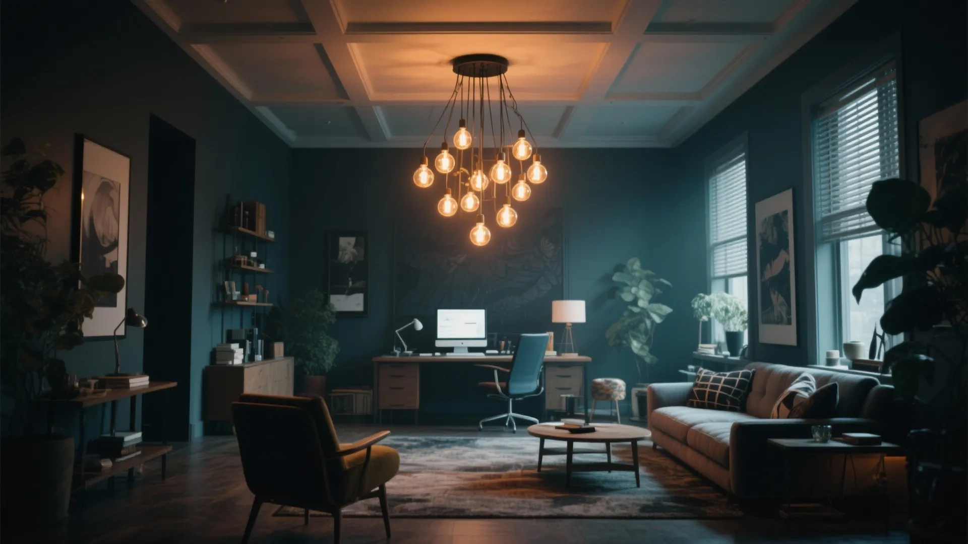 2. Multi-Light Cluster Pendants