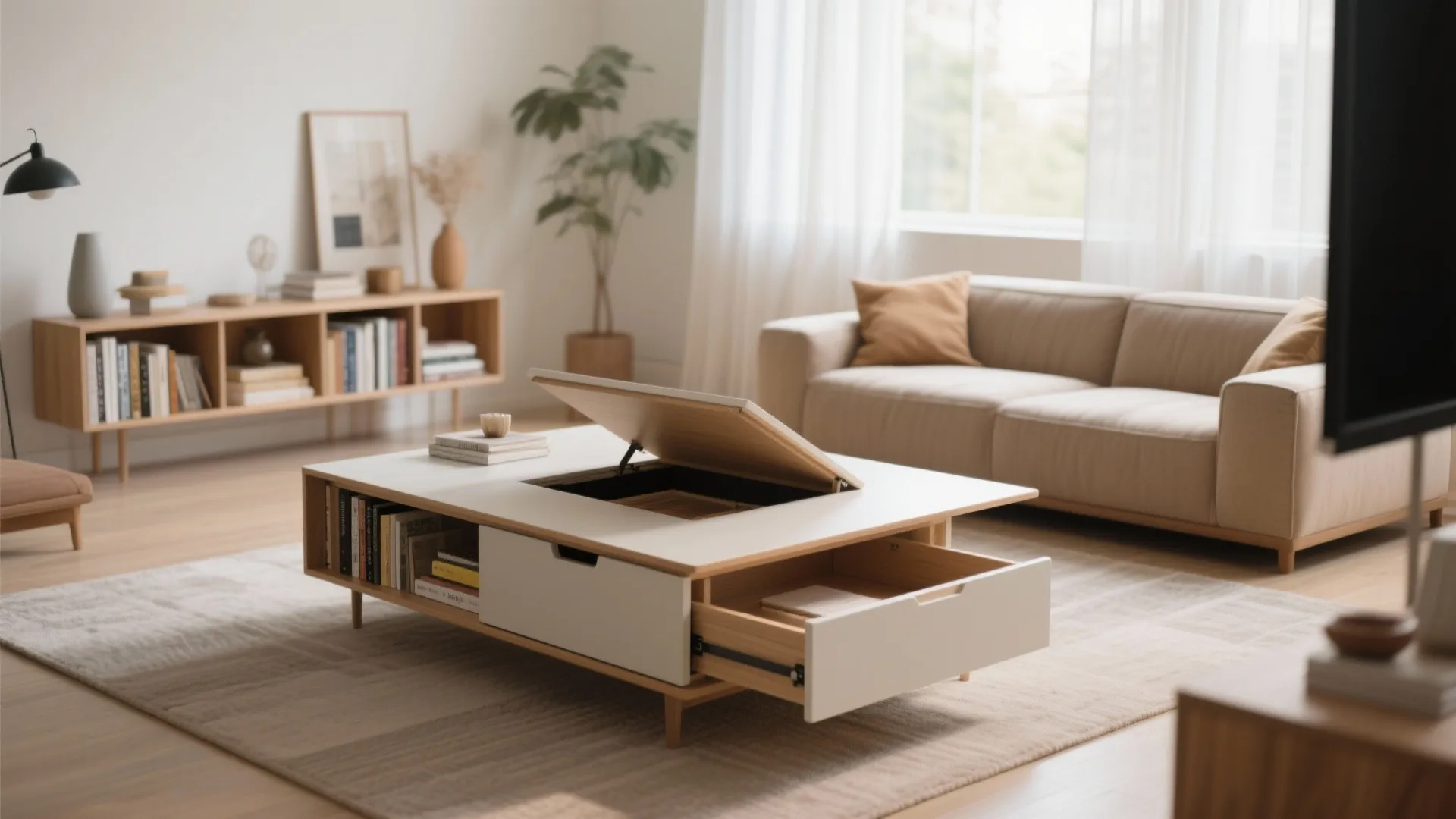 2. Multi-Function Coffee Tables