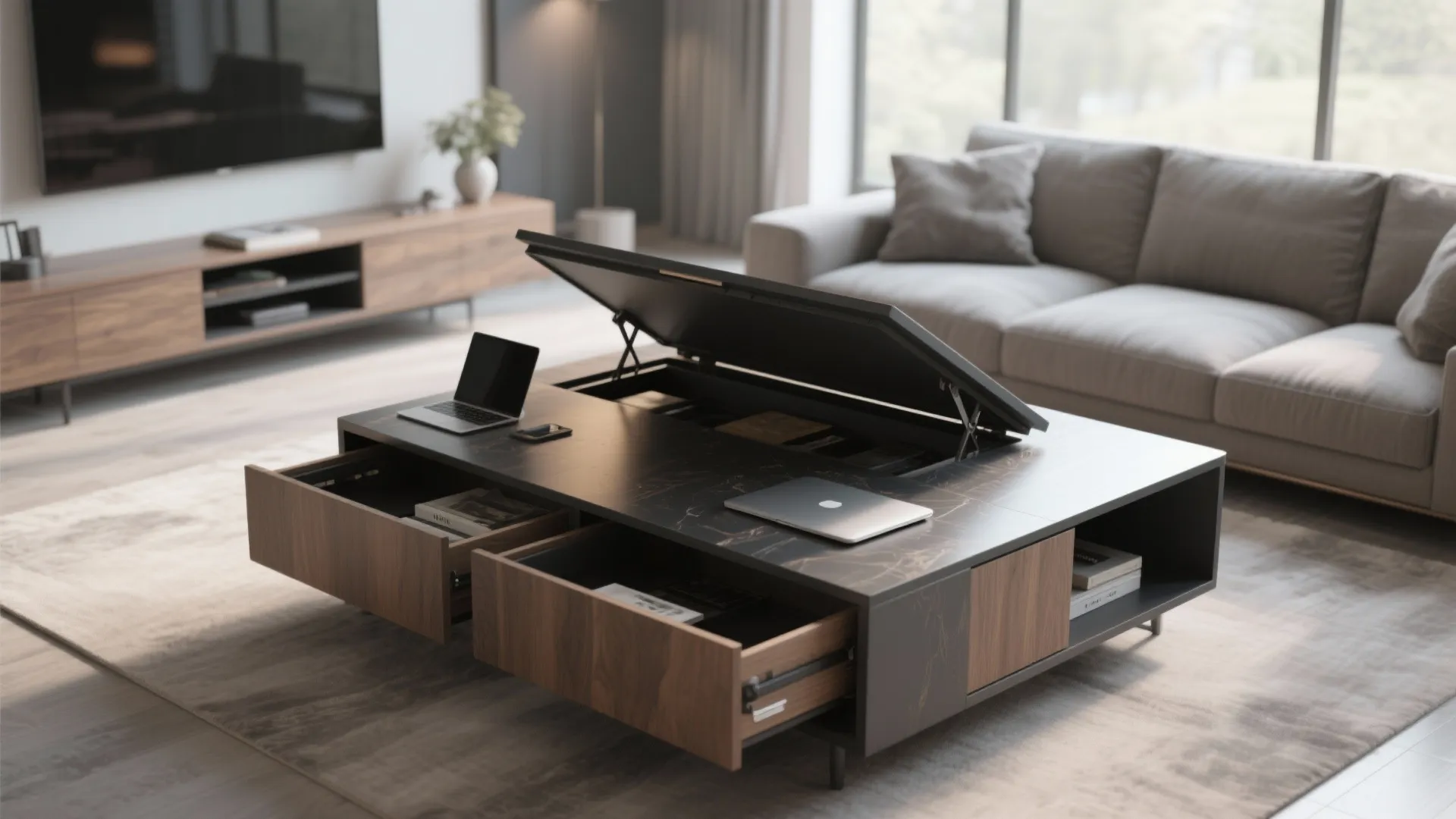 8. Multi-Functional Coffee Table
