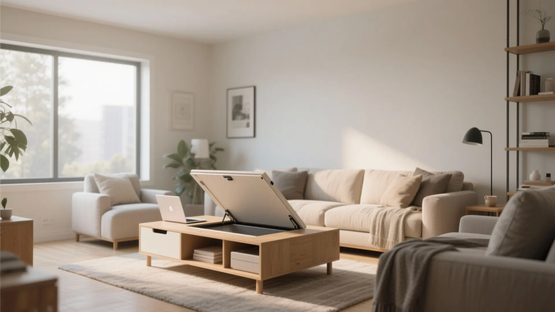 7. Multi-Functional Coffee Table