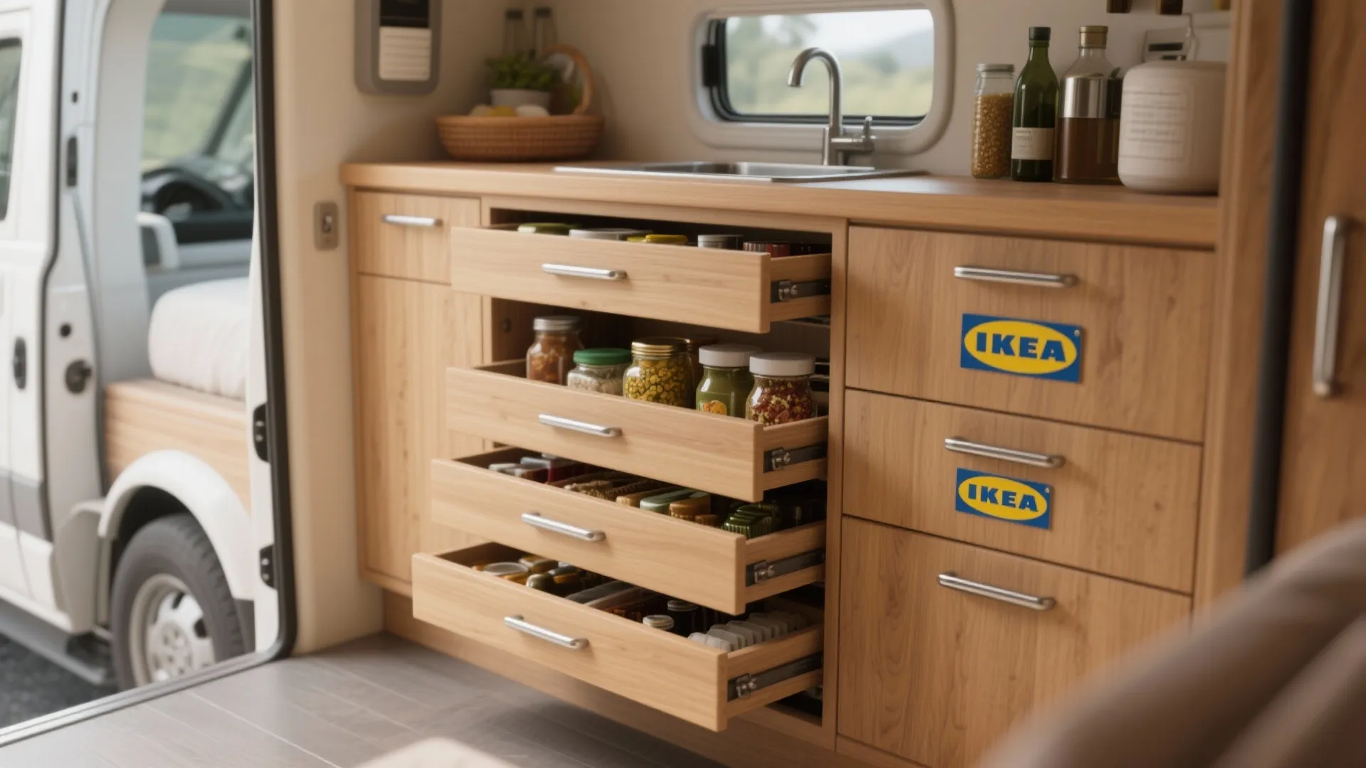 Multi-Drawer Pantry