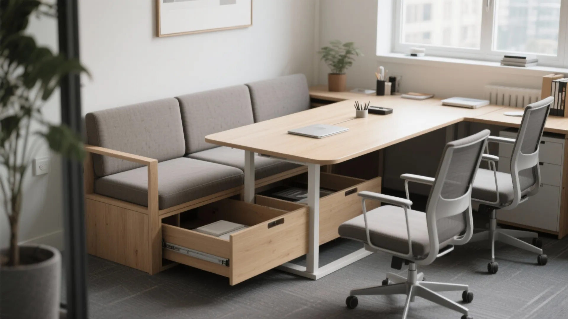 1. Multi-functional furniture to double the use