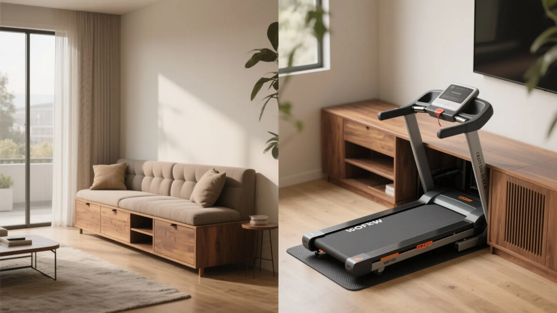 4. Multi-functional furniture pairing