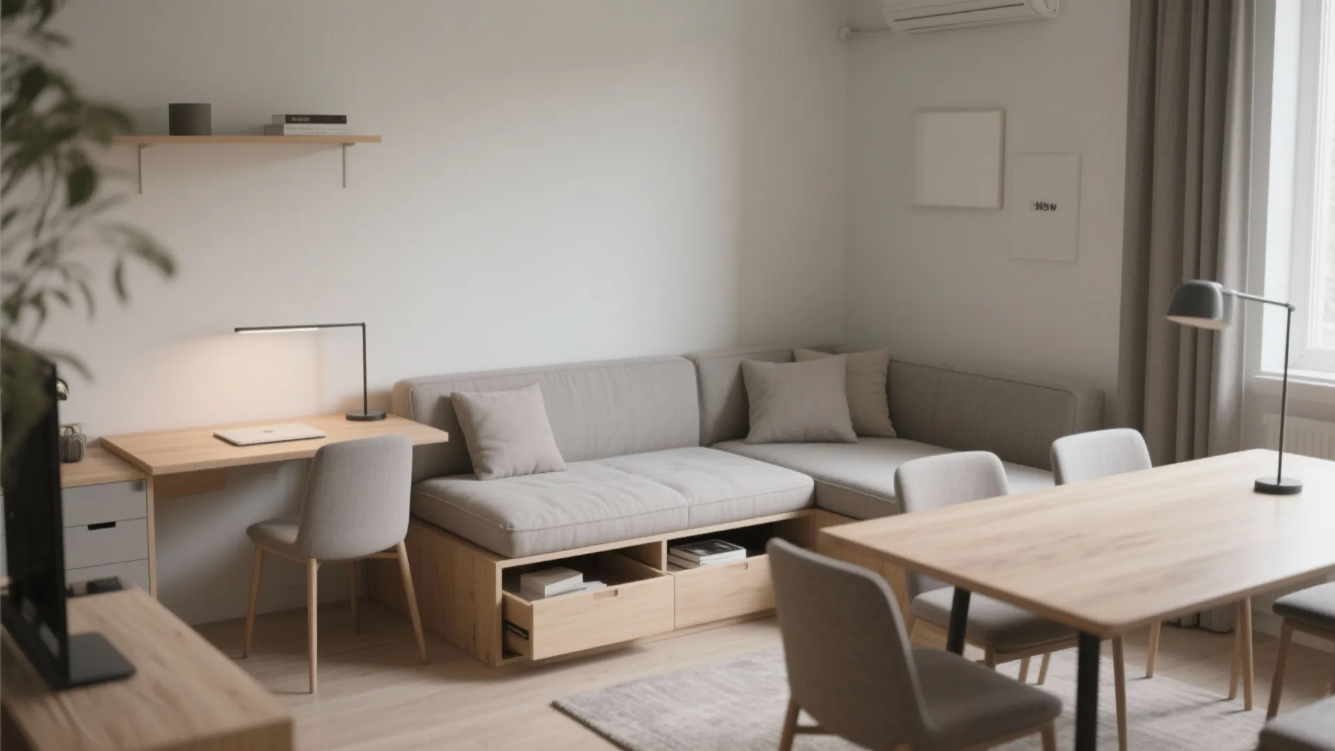 1. Prioritize multifunctional furniture