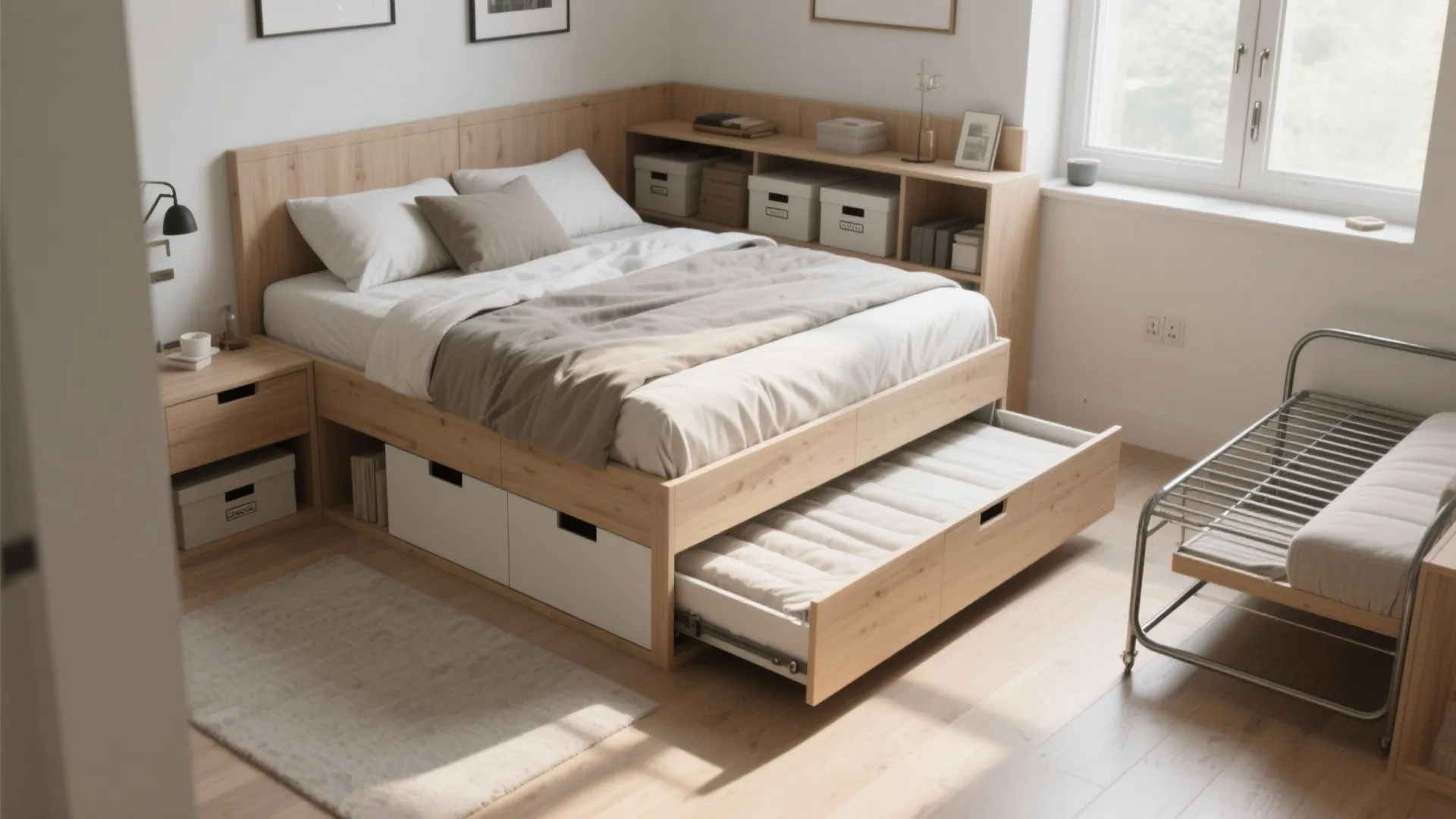 1. Choose multi-functional furniture