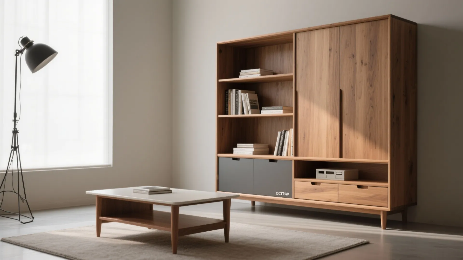 5. Multi-functional furniture: coffee table and wardrobes