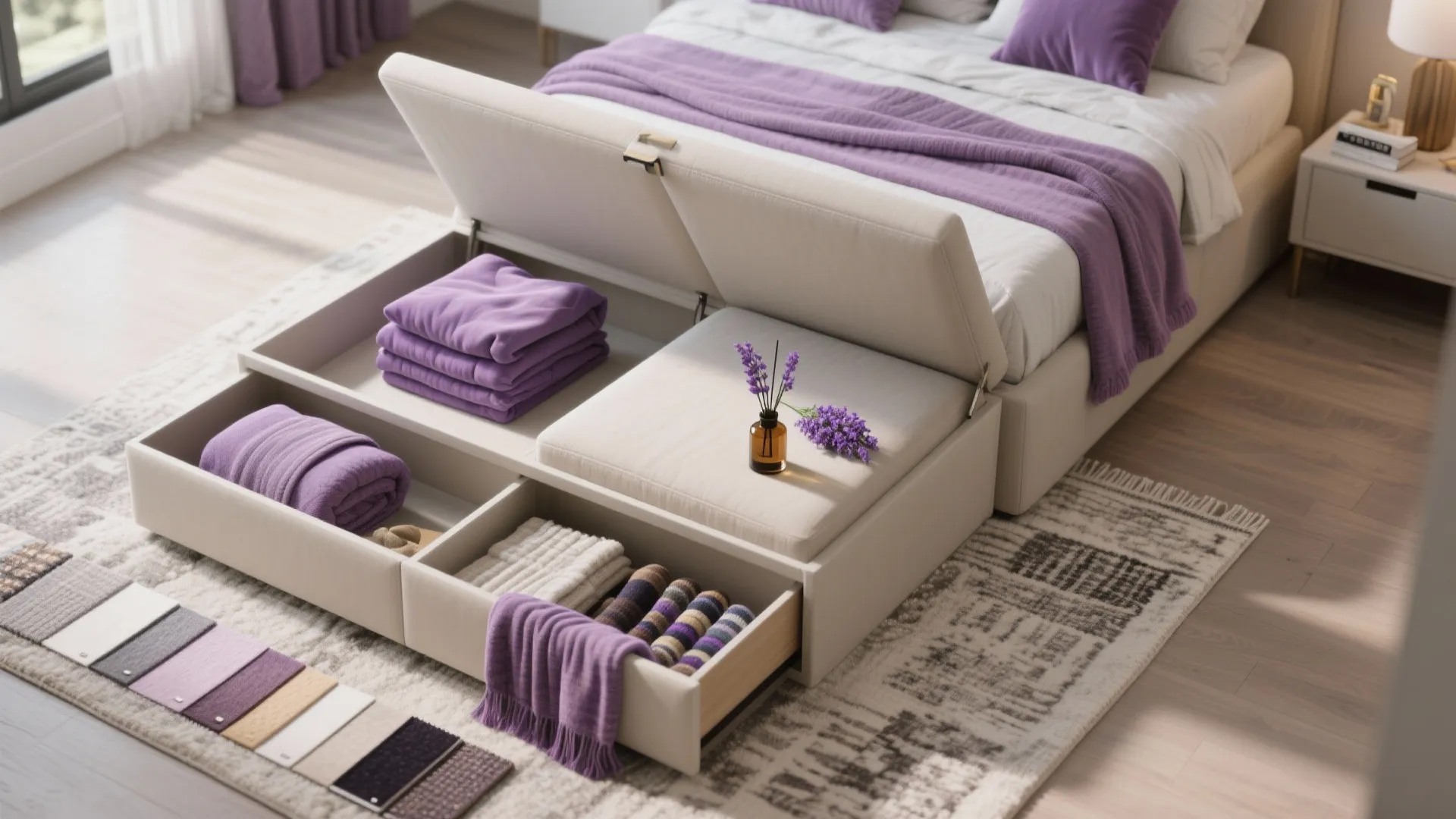 5. Multi-Function Furniture and Scented Styling