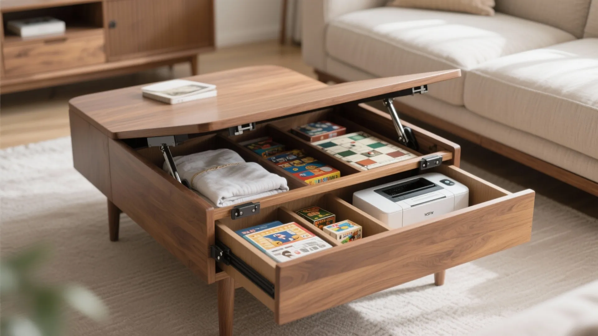 2) Multi-functional furniture that works hard
