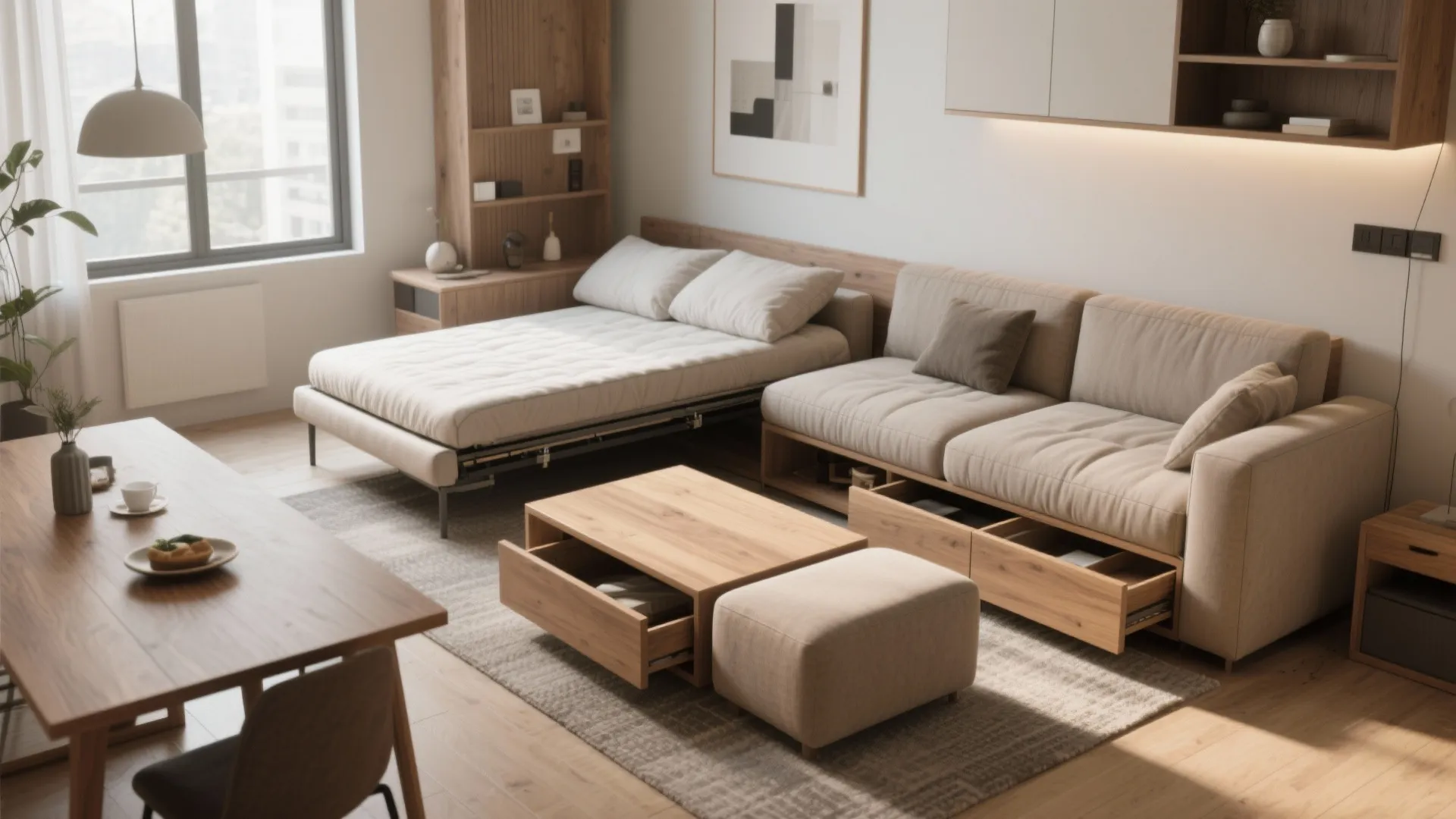 2. Use multi-function pieces honestly