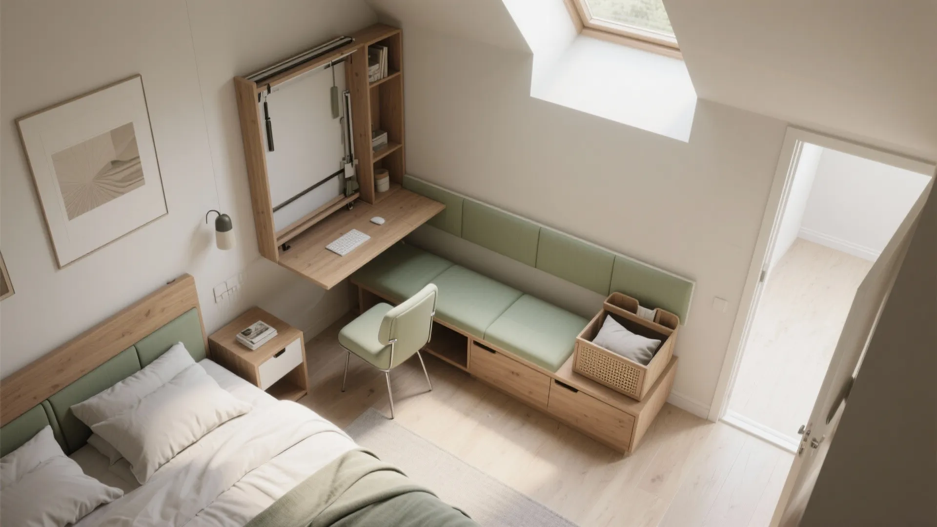 3. Multi-function furniture and clever zones