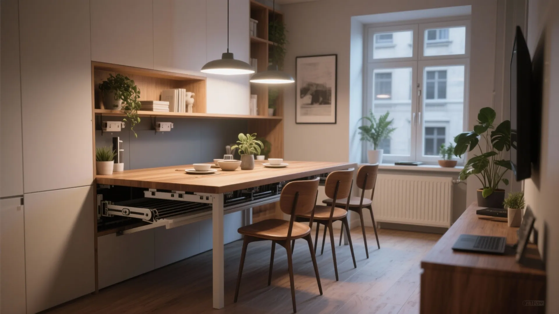 5. Multi-function dining-to-work table — clever daily use