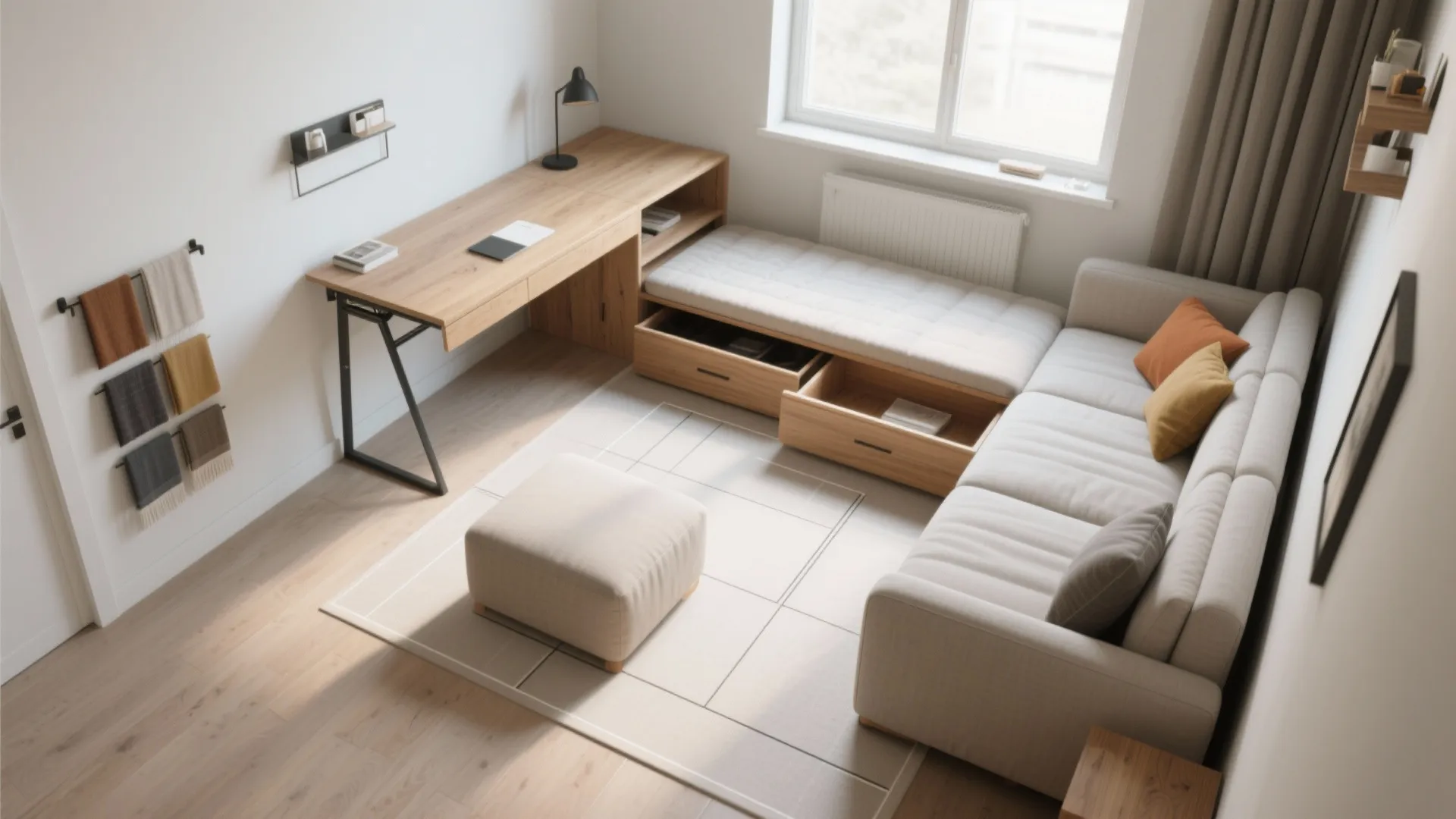 3. Multi-Function Furniture and Foldaways