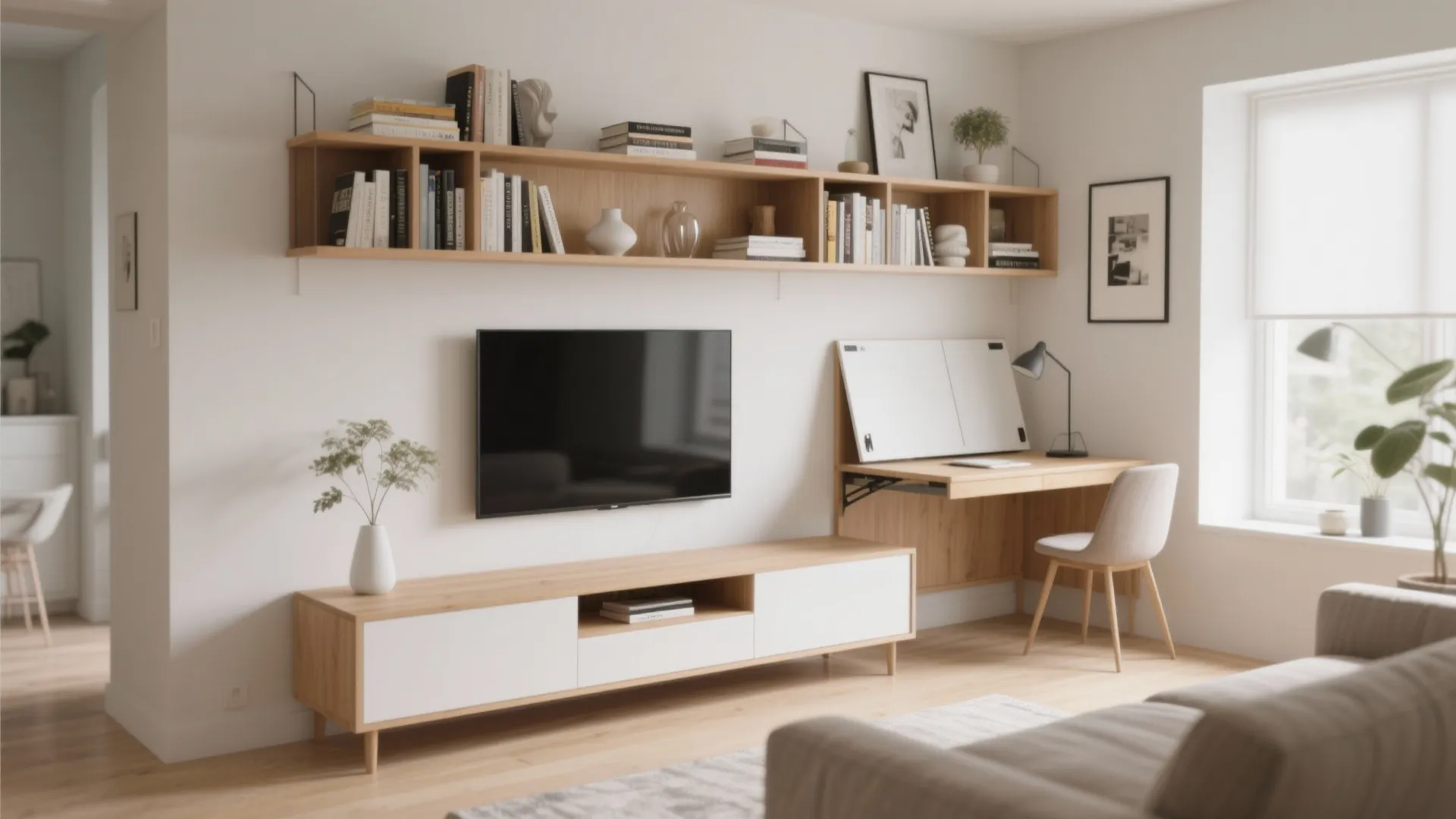 2. Multi-Function Storage Wall